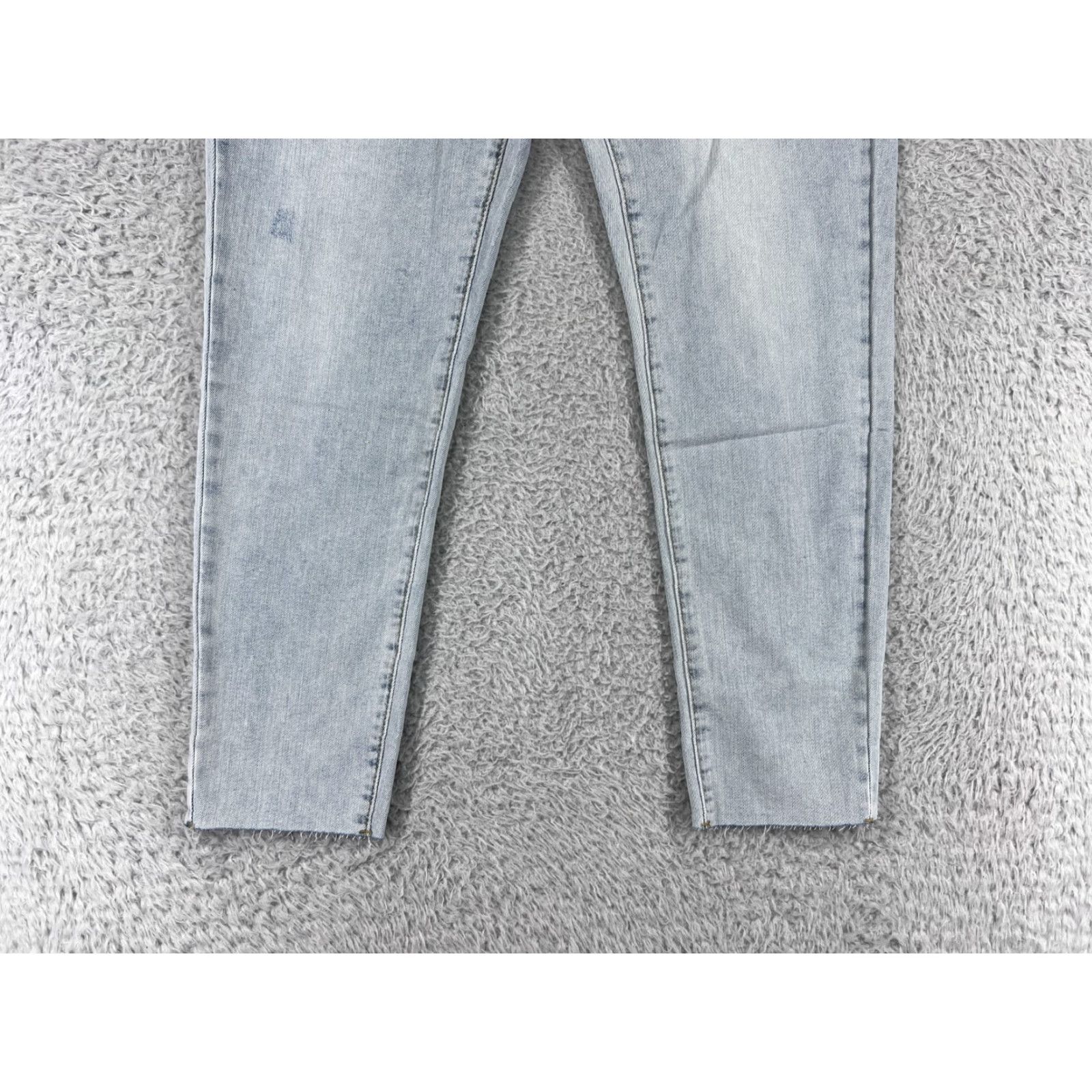 Vintage Lafudeo Jeans Women Large Blue Denim Light Wash 5-Pocket Regular Cotton Stretch Mom Style Size 36" / US 14 / IT 50 - 6 Thumbnail