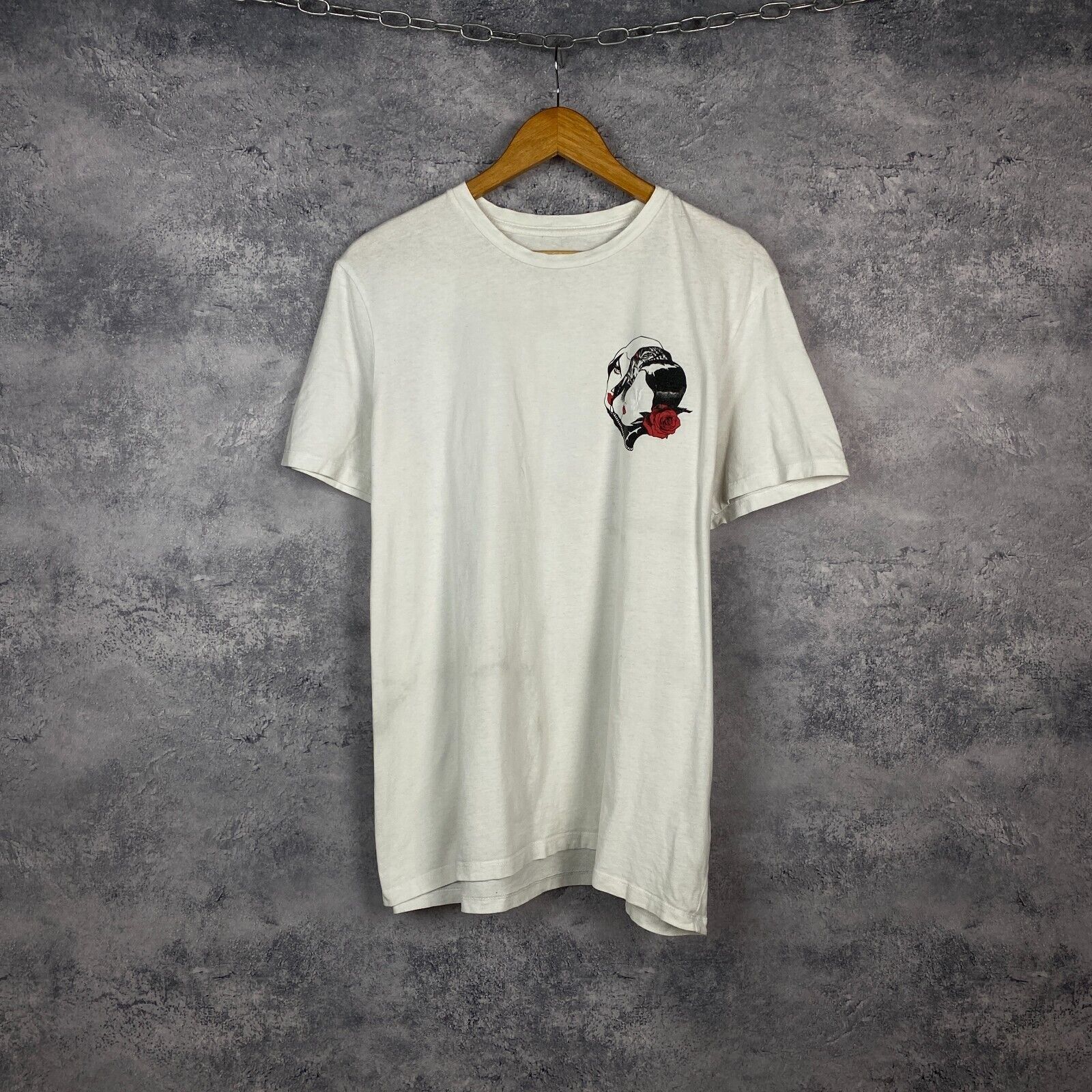 Allsaints Allsaints Tee Men's Size XL White Short Sleeve ` Size US XL / EU 56 / 4 - 1 Thumbnail