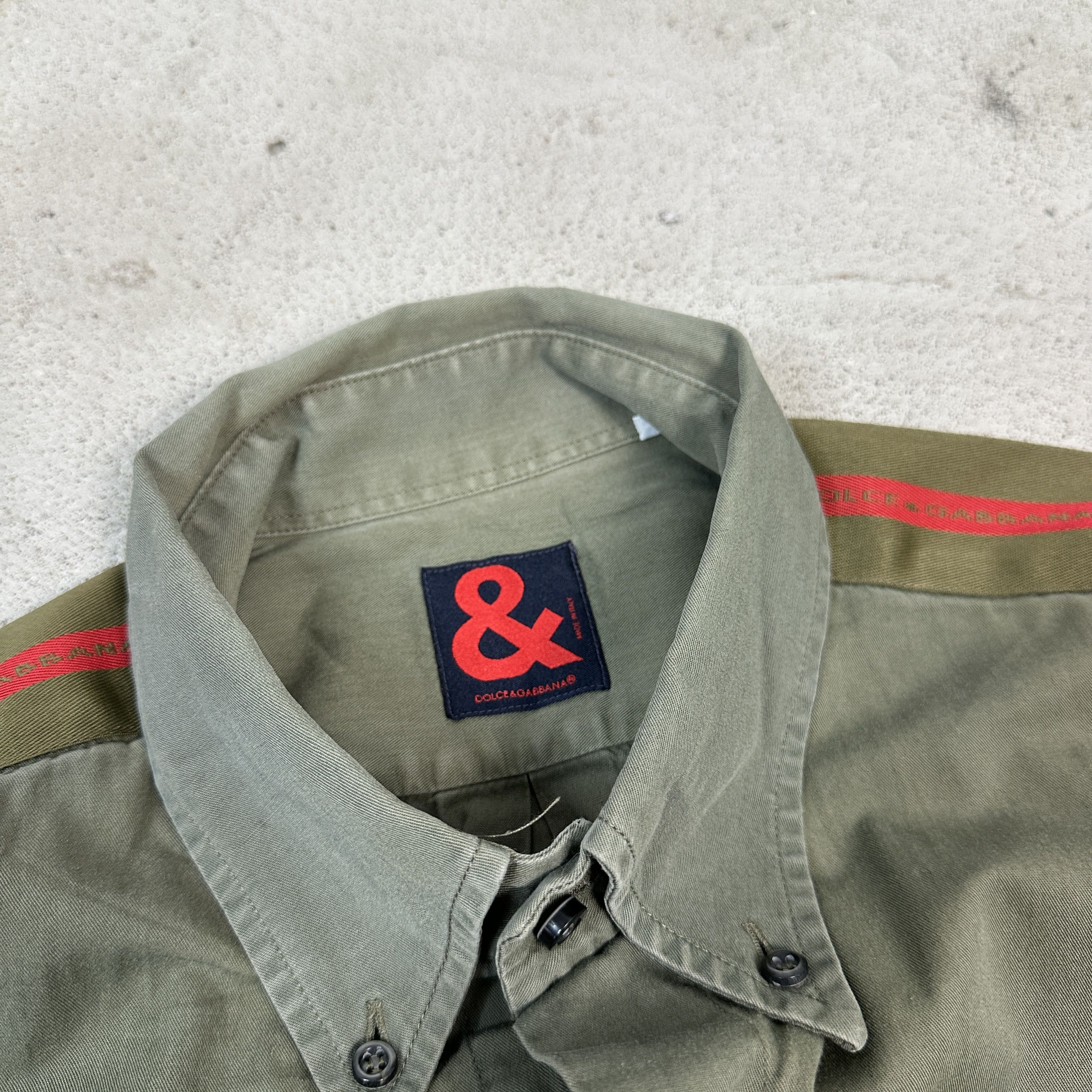 Dolce & Gabbana × Vintage Vintage Avant Garde Y2K Casual Dolce & Gabbana Polo Shirt Size US L / EU 52-54 / 3 - 4 Thumbnail