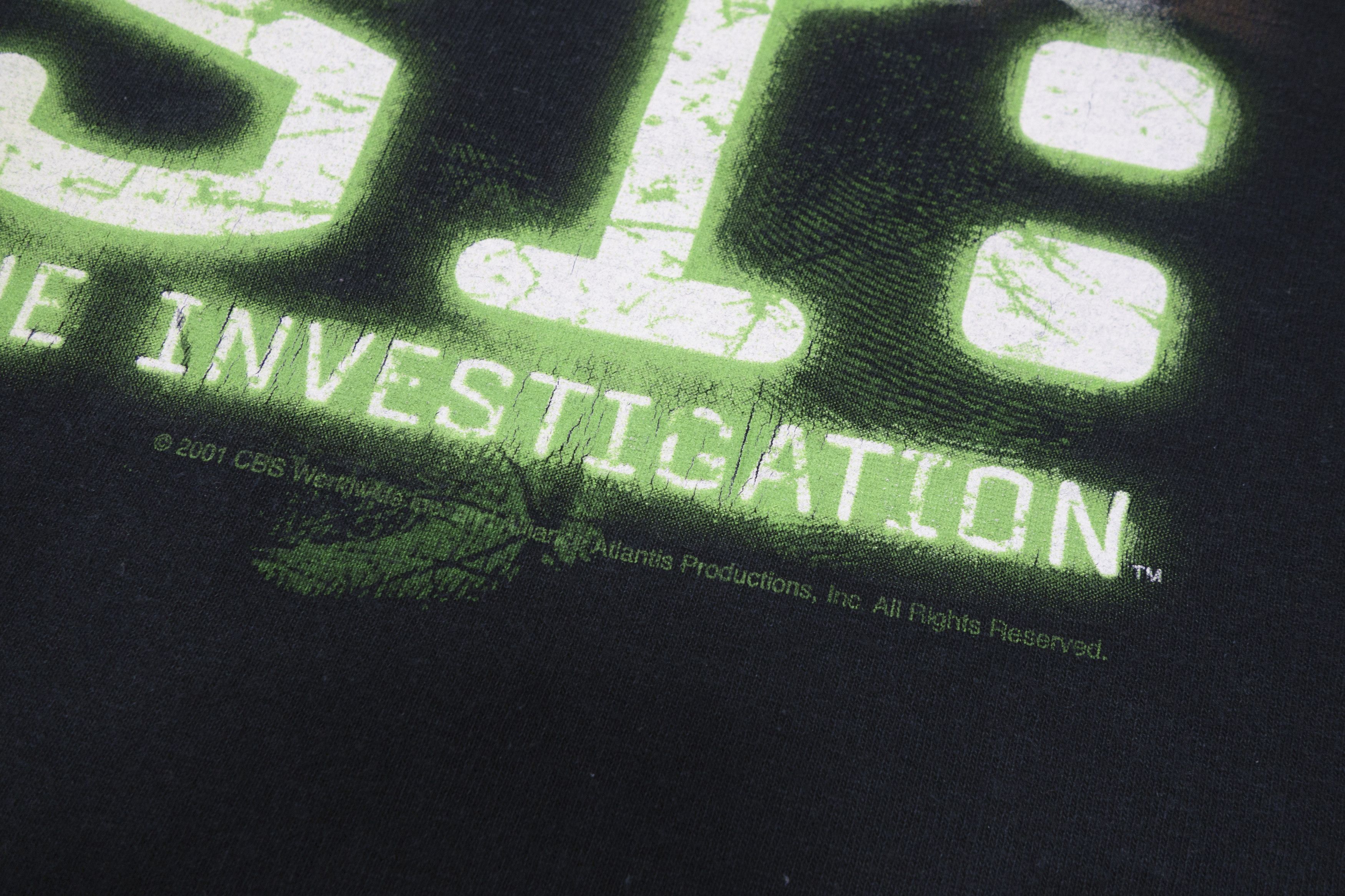 Vintage 2001 CSI Las Vegas Big Logo T-Shirt Size US XL / EU 56 / 4 - 4 Thumbnail