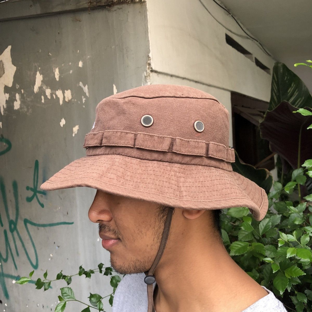 The North Face × Vintage Vtg THE NORTH FACE BUCKET HAT MILITARY STYLE Size ONE SIZE - 2 Thumbnail