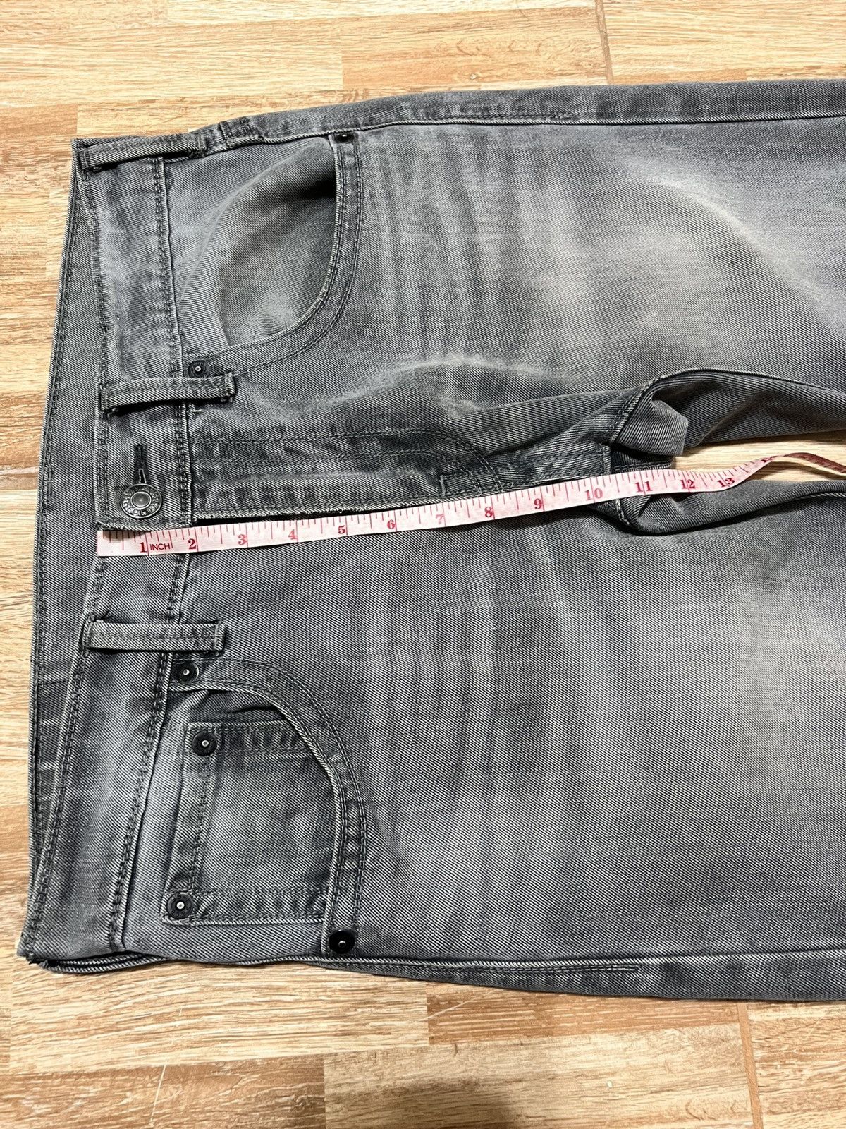 Levi's Levi’s 513 Slim Straight Grey Wash Jeans Size US 34 / EU 50 - 5 Thumbnail