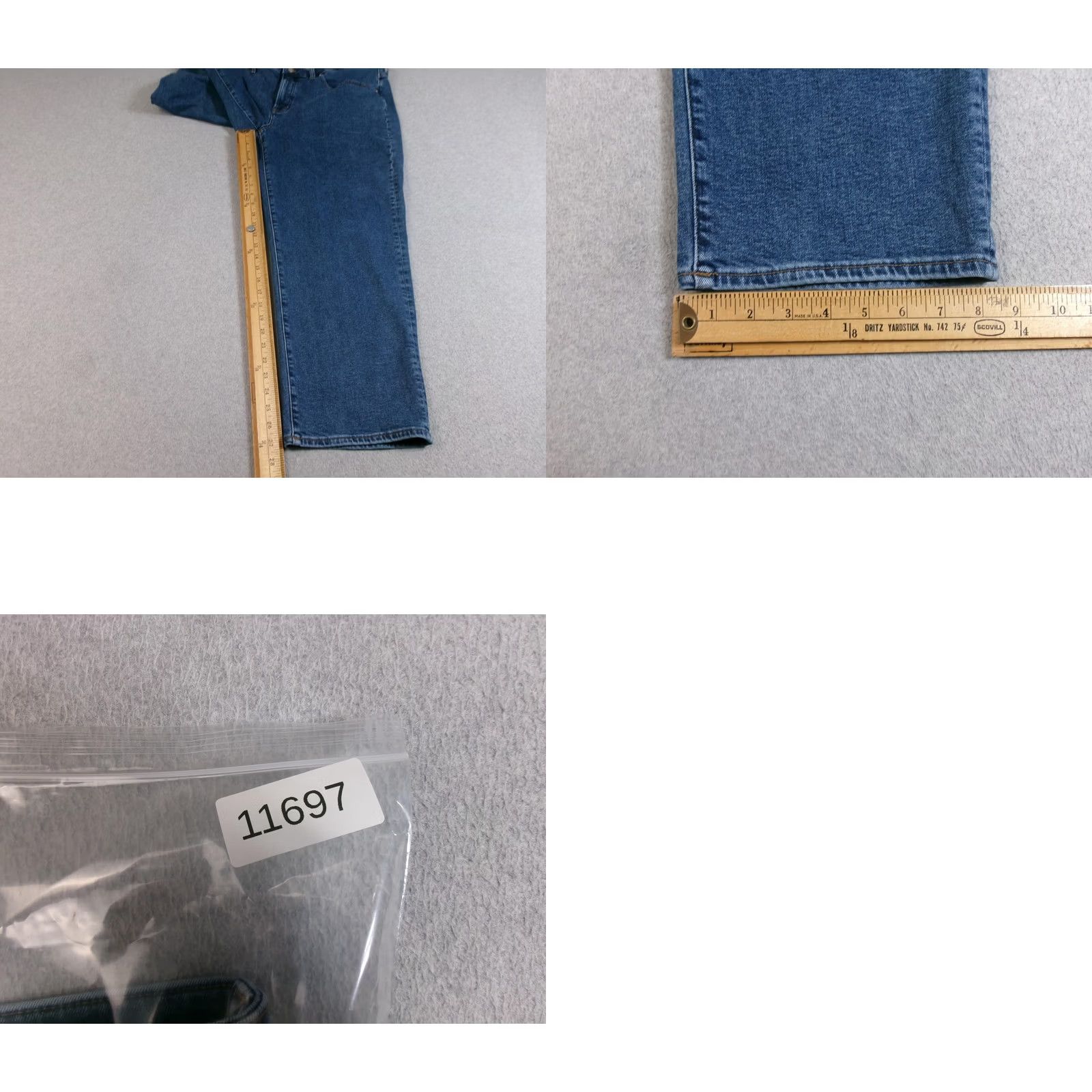 Madewell Madewell Perfect Vintage Straight Jeans Women 18 Blue High Rise Stretch Denim Size 40" / US 18 - 8 Thumbnail