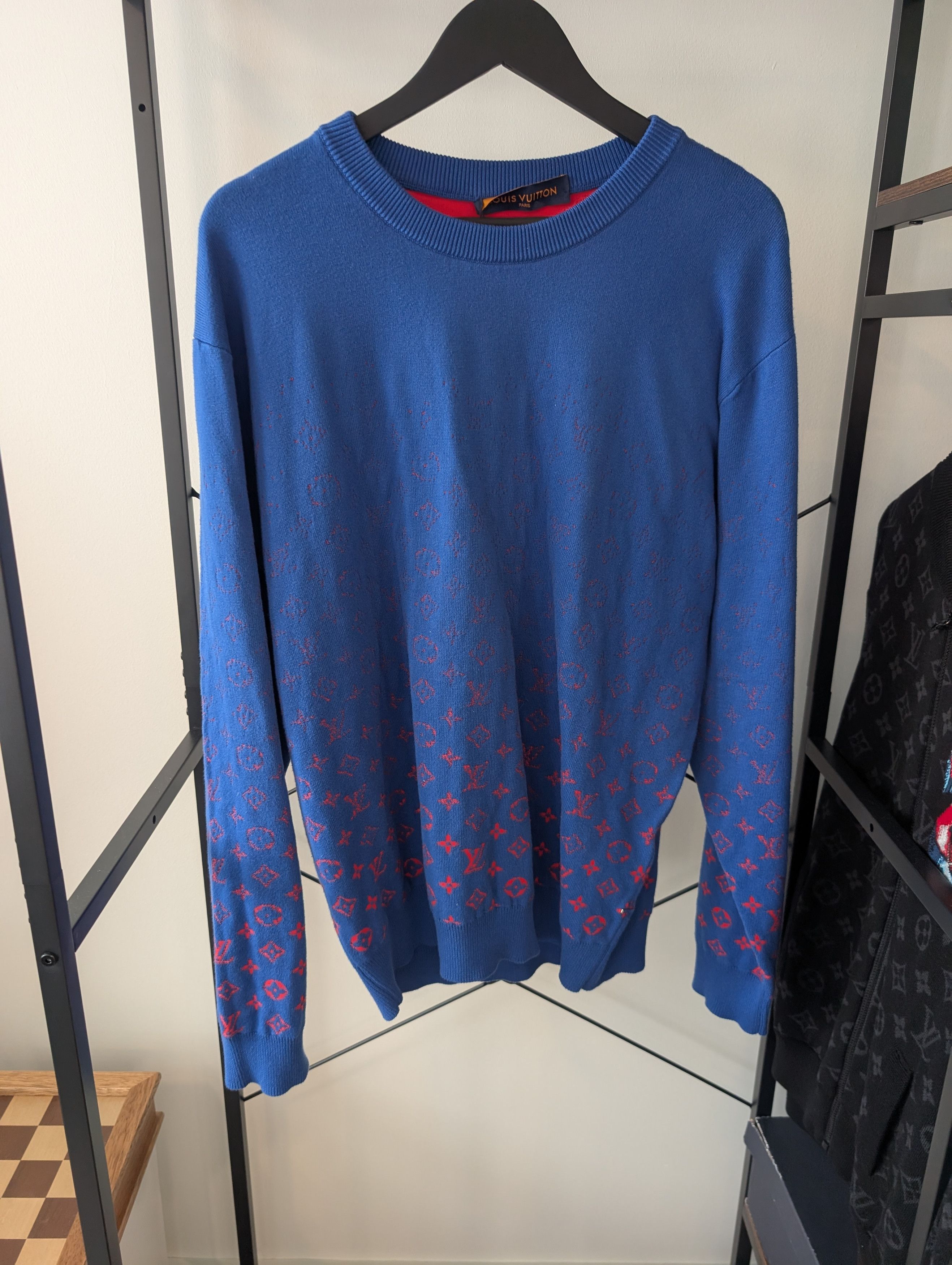 Louis Vuitton Louis Vuitton degraded gradient monogram sweater Size US XL / EU 56 / 4 - 1 Thumbnail