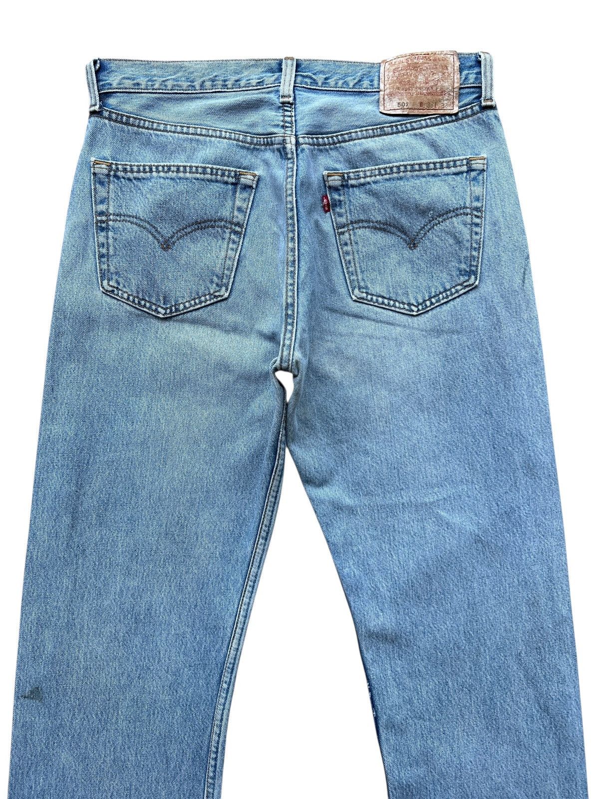 Levi's Vintage 90s Levi’s 501 Stonewash Denim Jeans 32x31 Size US 32 / EU 48 - 5 Thumbnail