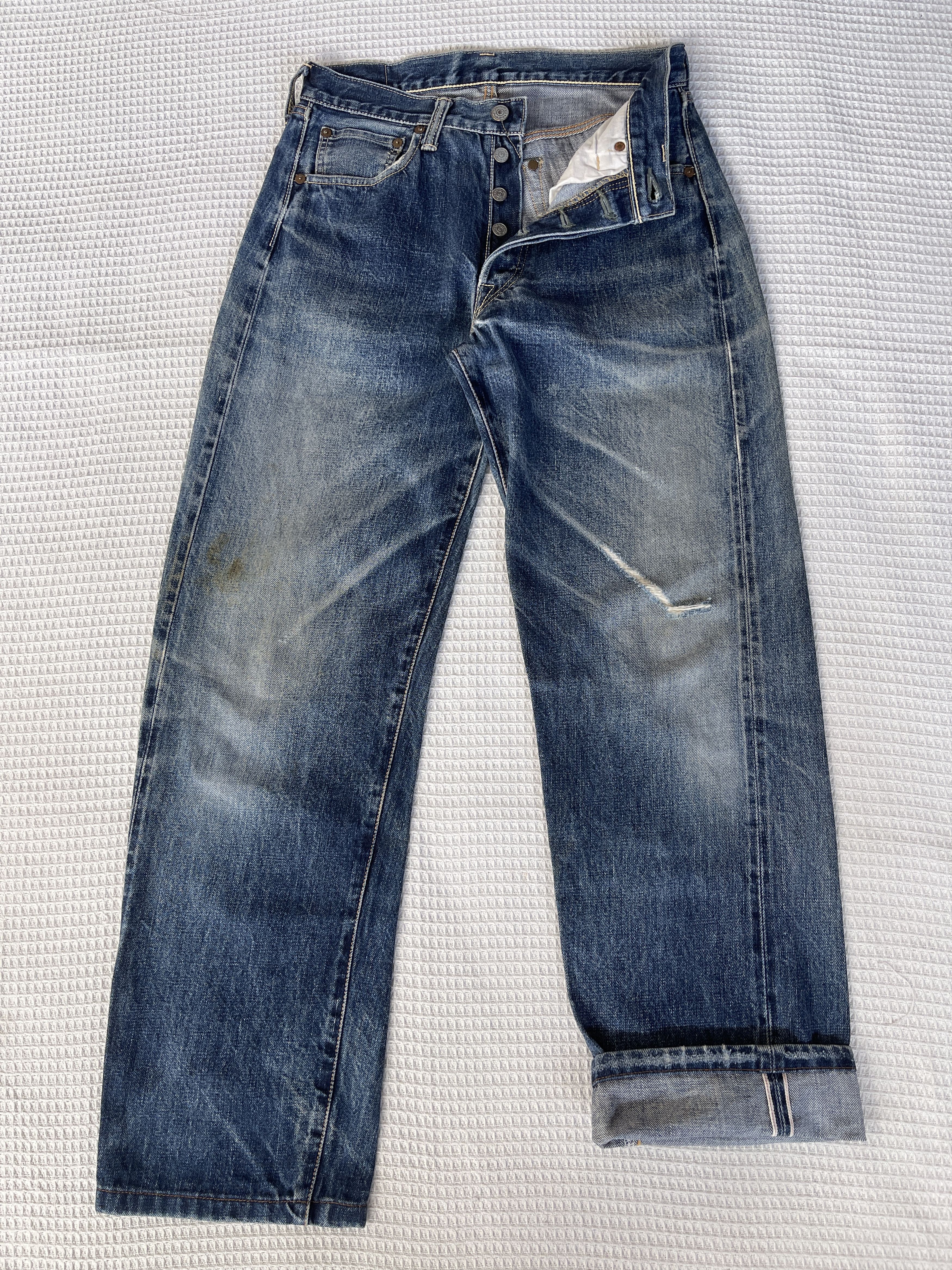 Japanese Brand Last Drop🔥Rare🔥Vtg PHERROW’S Selvedge Distressed Denim Jeans Size US 29 - 3 Thumbnail
