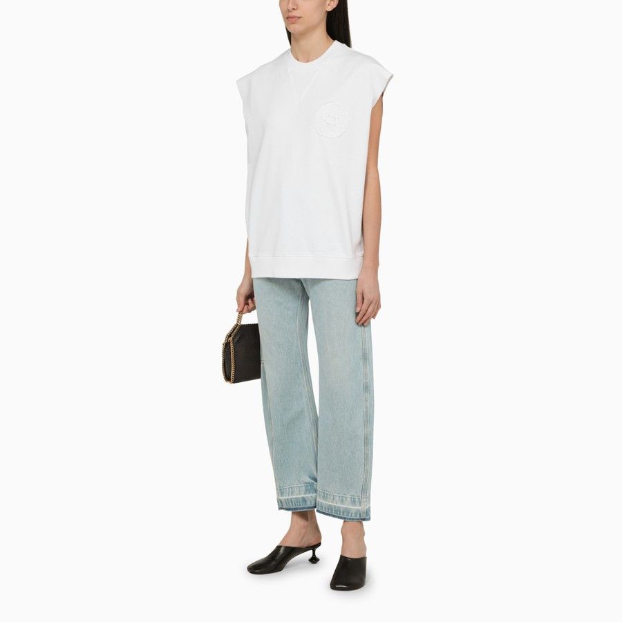 Stella McCartney o1d2blof1024 Denim Jeans in Light Blue Size 25" / US 0 / IT 36 - 2 Thumbnail