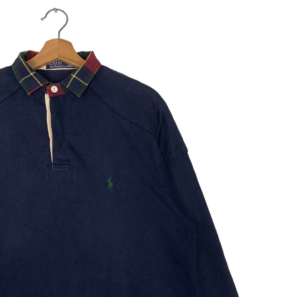 Polo Ralph Lauren Polo RL Half Button Neck Tartan Sweatshirt #0810-C37 Size US M / EU 48-50 / 2 - 5 Thumbnail