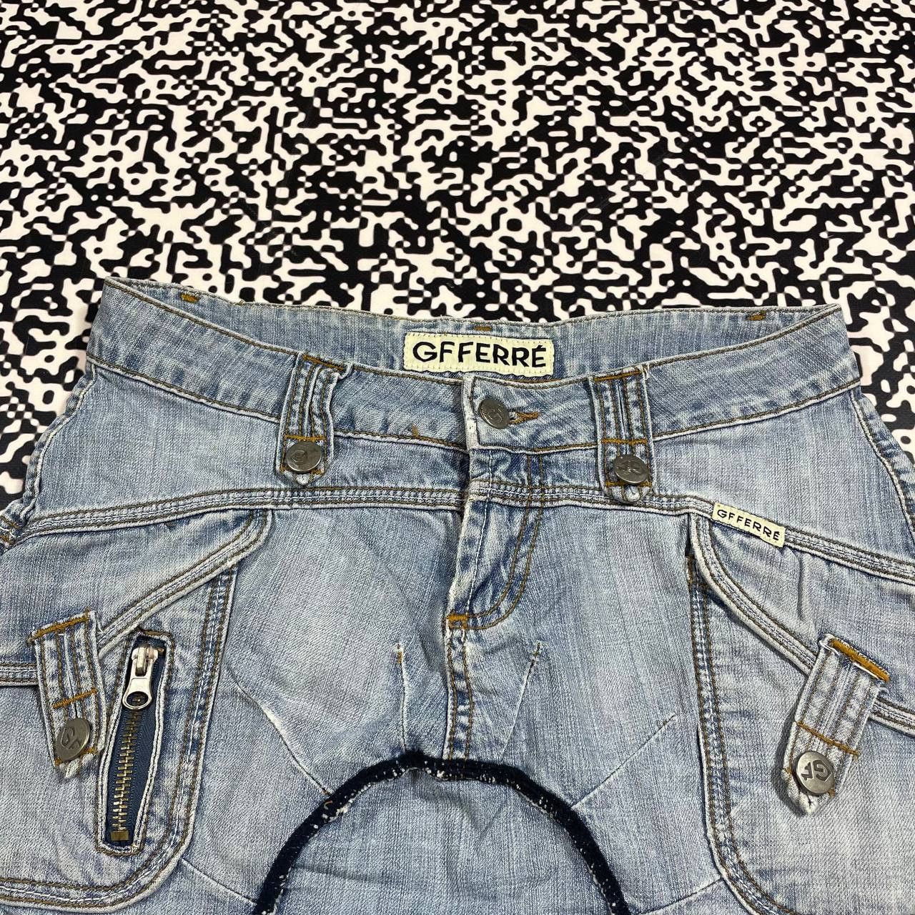 GF Ferre Vintage 90s GF Ferre Japanese Retro Mini Skirt Y2K Style Size 28" / US 6 / IT 42 - 8 Thumbnail