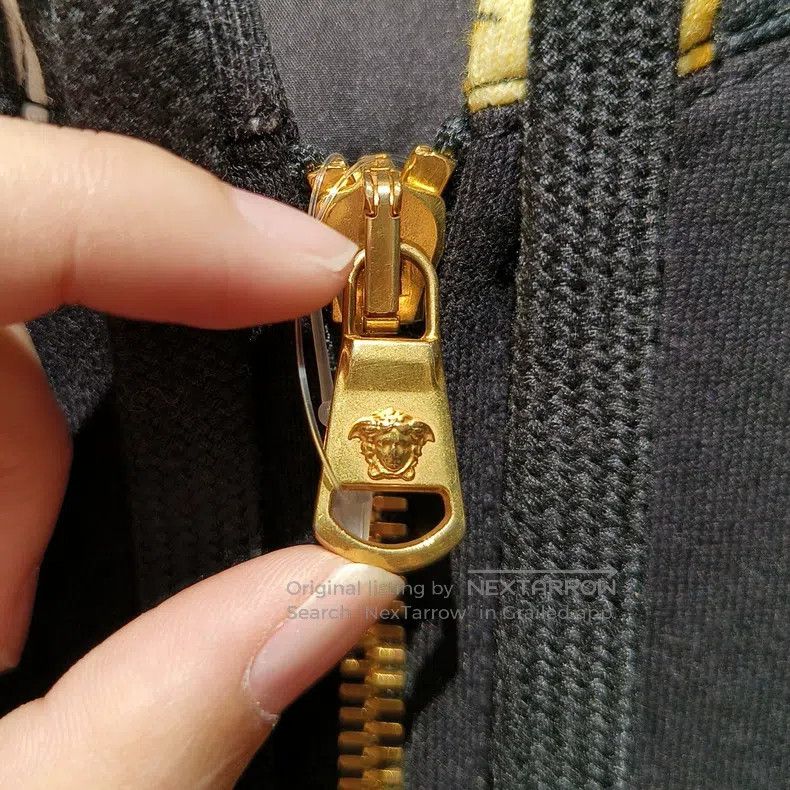 Versace Versace Hooded pins decorate the zippered jacket Size US S / EU 44-46 / 1 - 4 Thumbnail