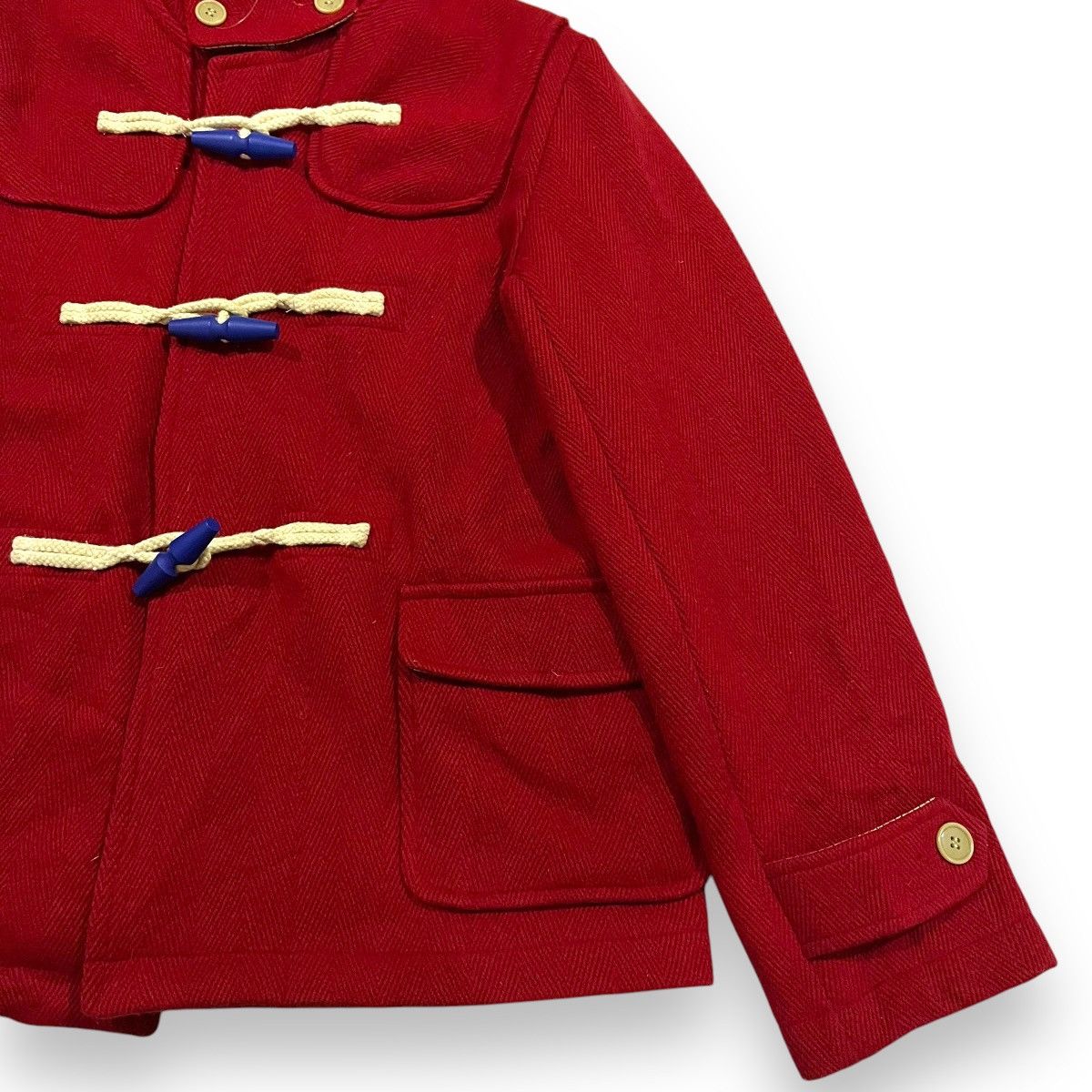 Beams Plus 🇯🇵 VINTAGE BEAMS BOY WOOL BLEND DUFFLE COAT Size US M / EU 48-50 / 2 - 4 Thumbnail
