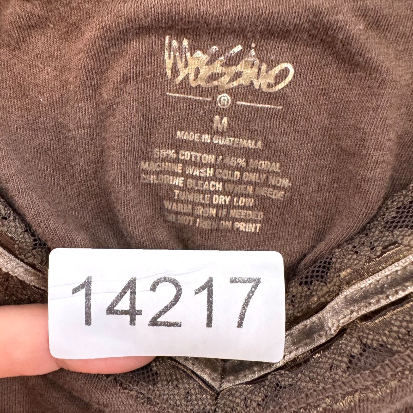 Mossimo VINTAGE Y2K Camisole Tank Top Shirt XS/S Brown Lace Boho Grunge Whimsigoth Mossimo Womens Mens? Size S / US 4 / IT 40 - 5 Thumbnail
