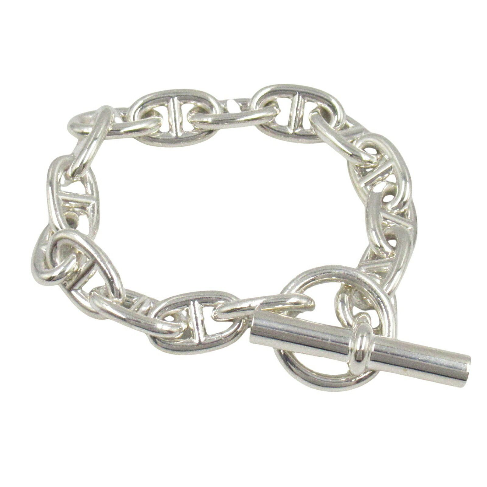 Hermes Hermes Hermes Chaine d'Ancre Silver 925 Bracelet Metal Bracelet Size ONE SIZE - 1 Thumbnail