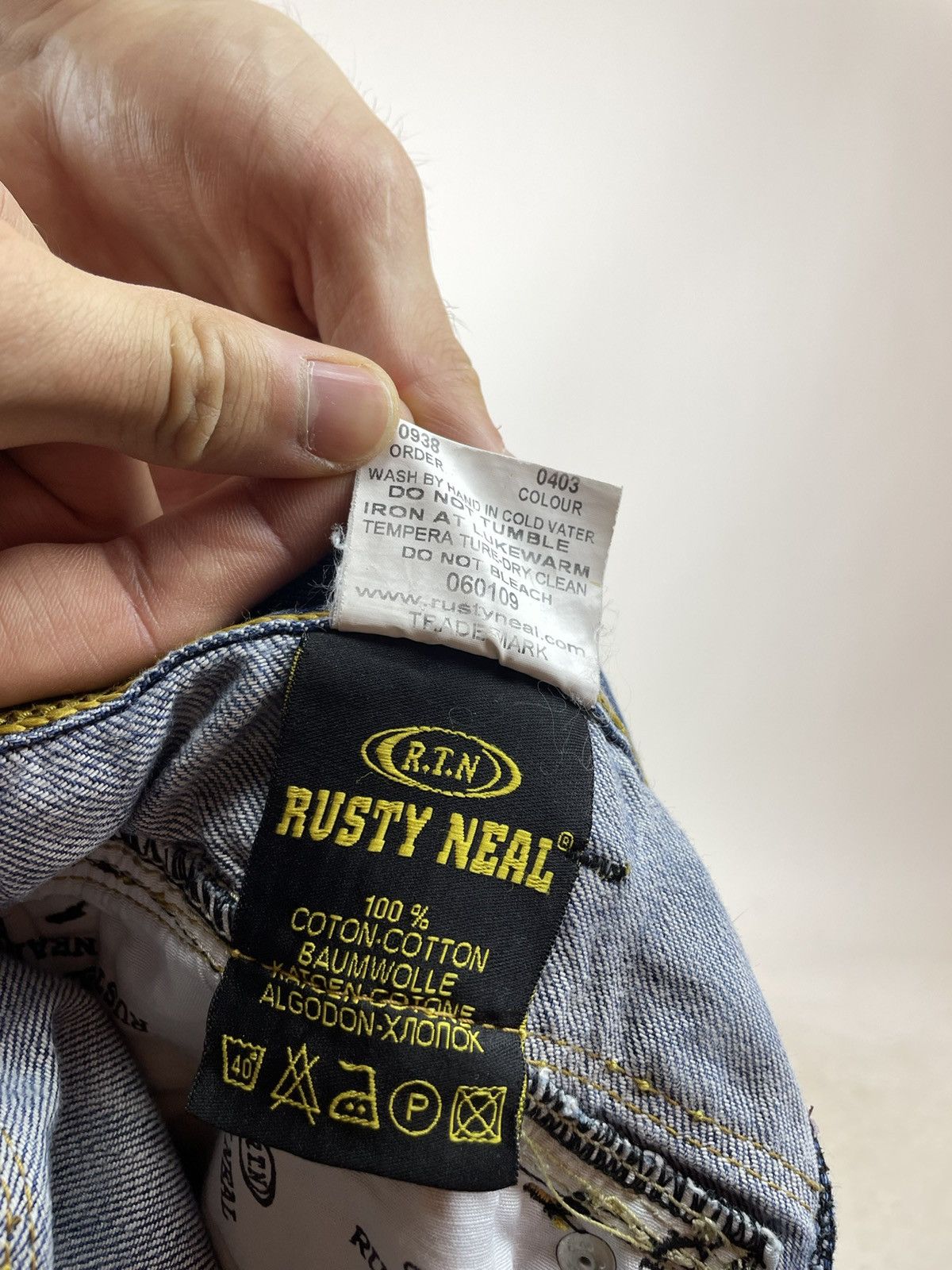 Rusty RUSTY NEAL Jeans vintage 2000's Mens size 34 Size US 30 / EU 46 - 10 Thumbnail