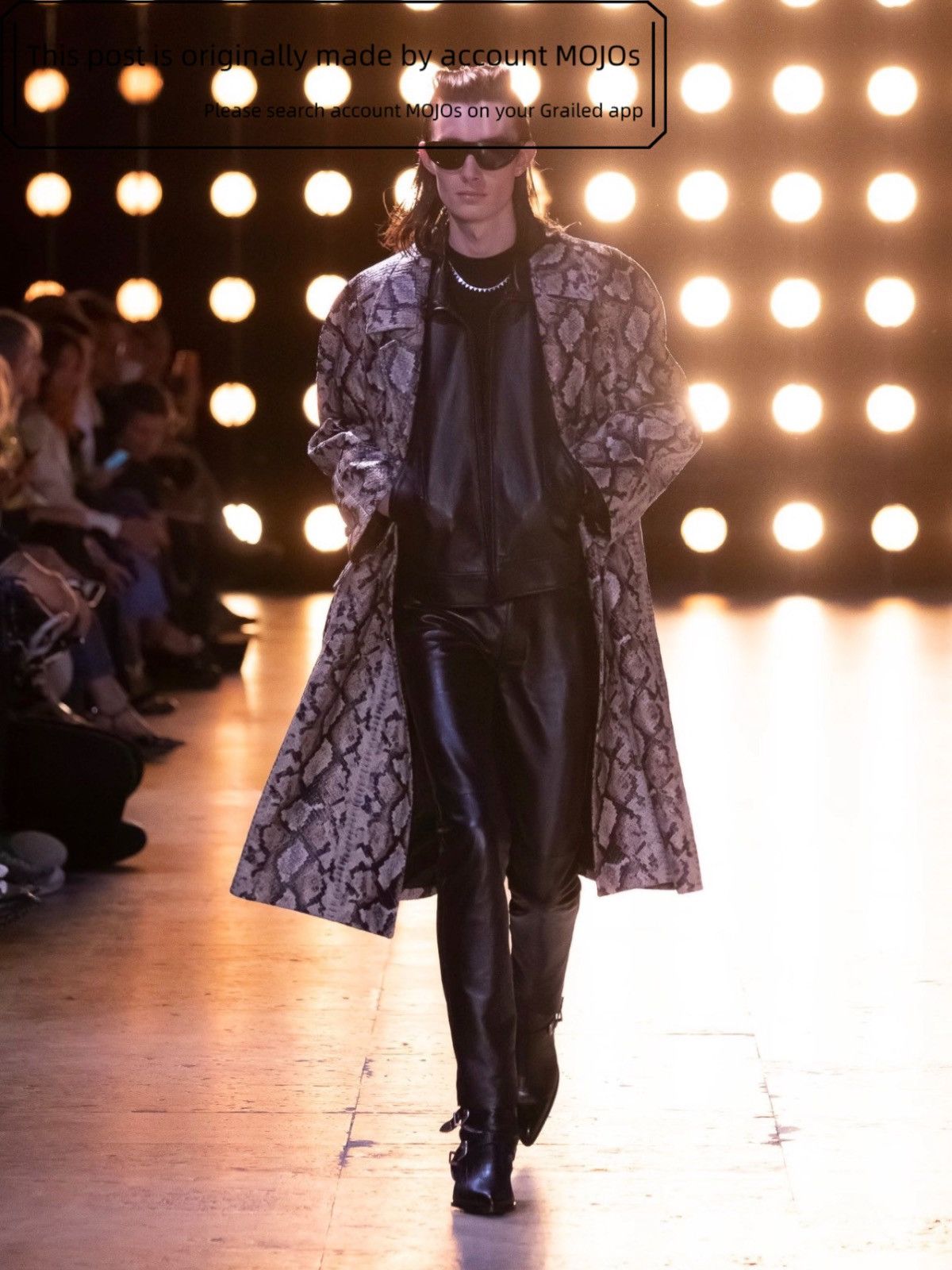 Celine Sz 48 Celine 23SS Python Pattern Overall Coat mojos28125 Size US M / EU 48-50 / 2 - 7 Thumbnail