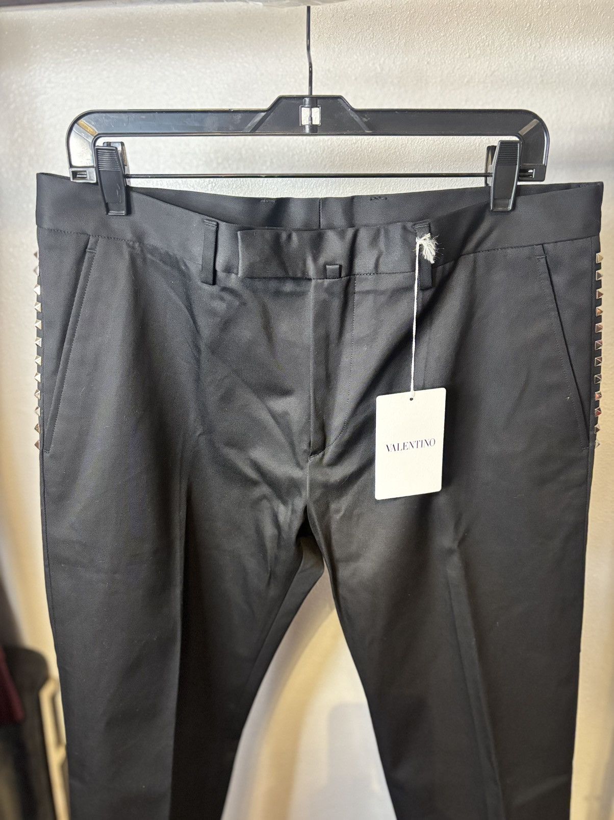 Valentino Valentino Garavani Rockstud-Embellished Tailored Pants Size US 32 / EU 48 - 9 Thumbnail