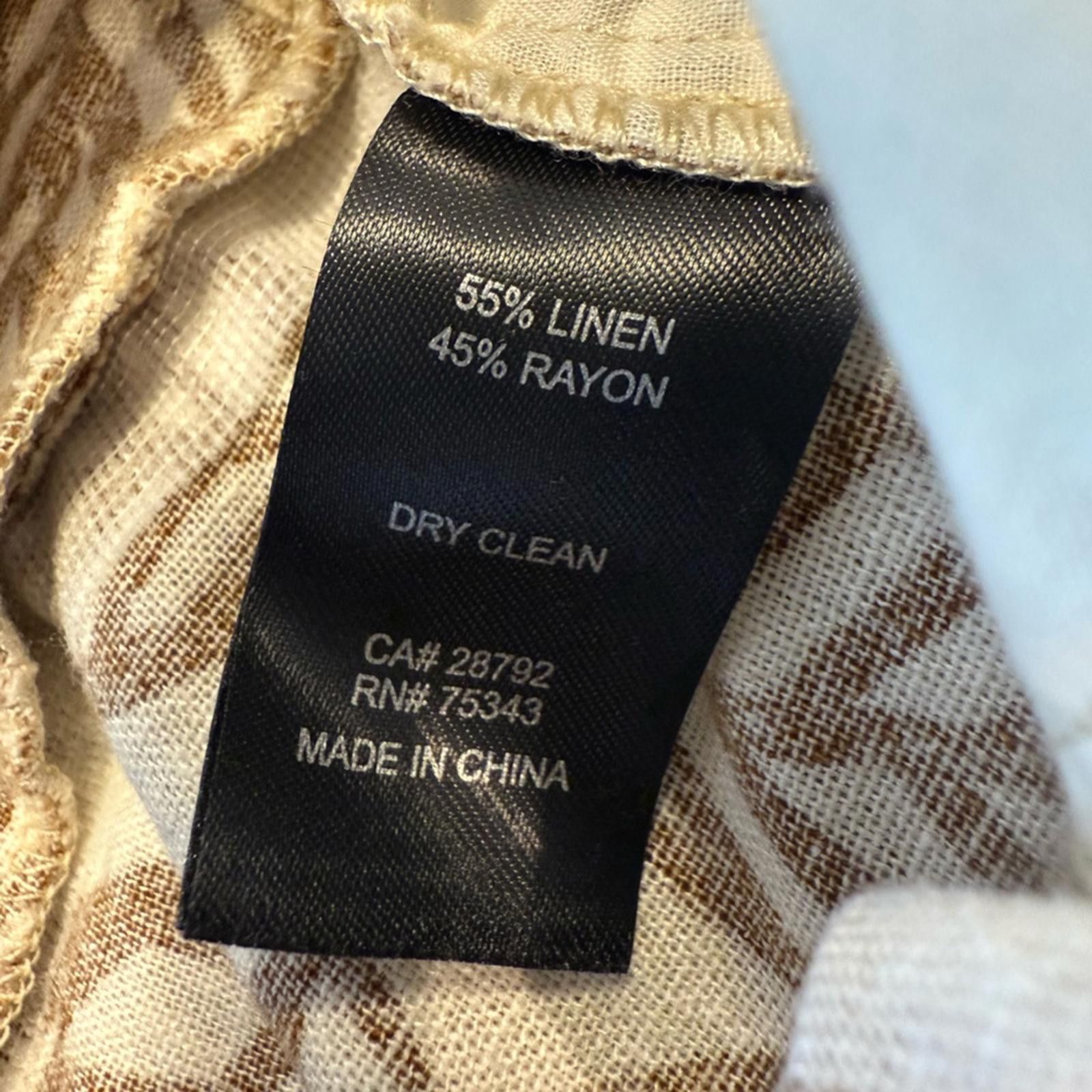 Other House of Harlow 1960 tropical linen pants SZ 10 FLAW Size 30" / US 8 / IT 44 - 6 Thumbnail