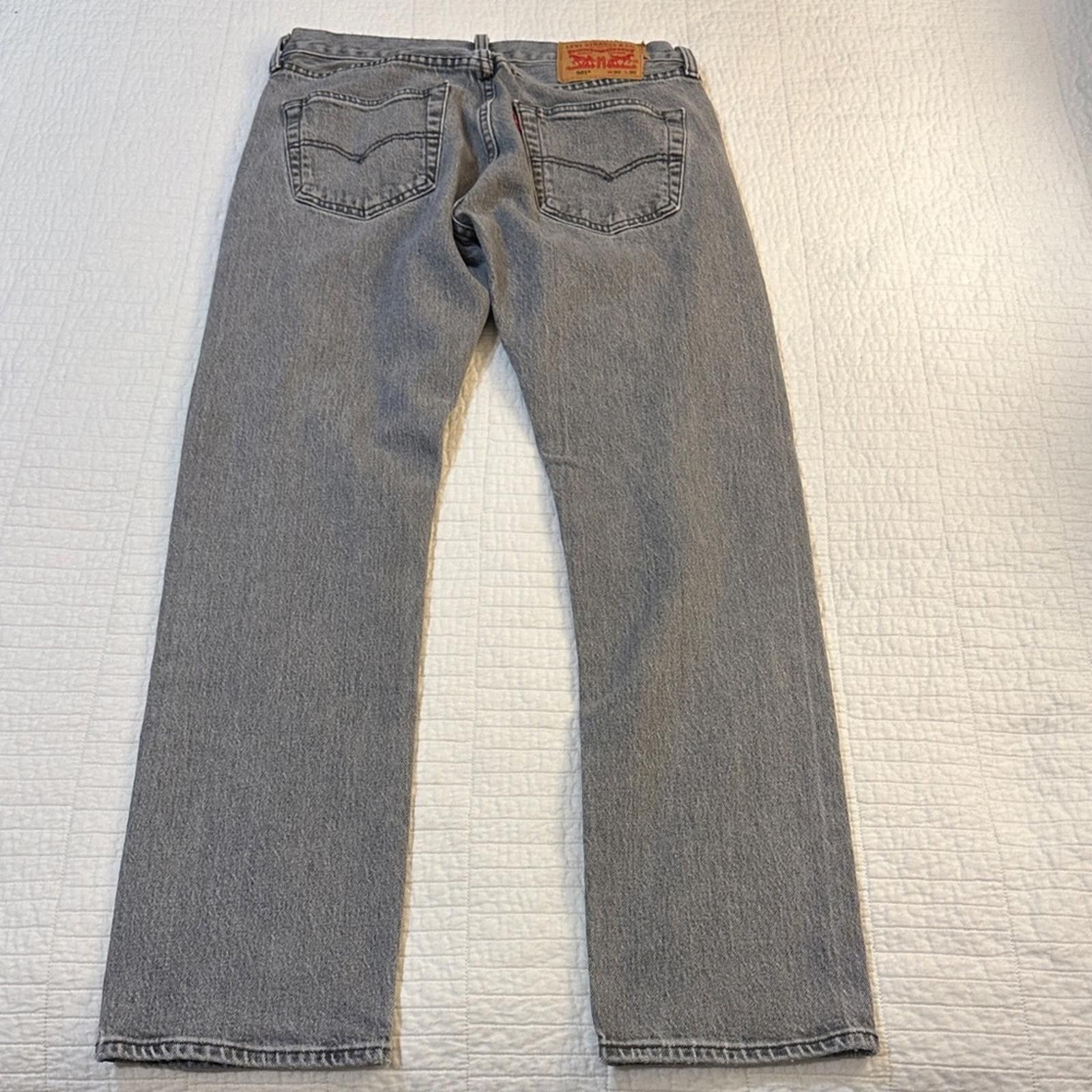 Levi's Levi's 501 sz 30 y2k Gray Acid Wash Women's High Rise Size 30" / US 8 / IT 44 - 1 Thumbnail