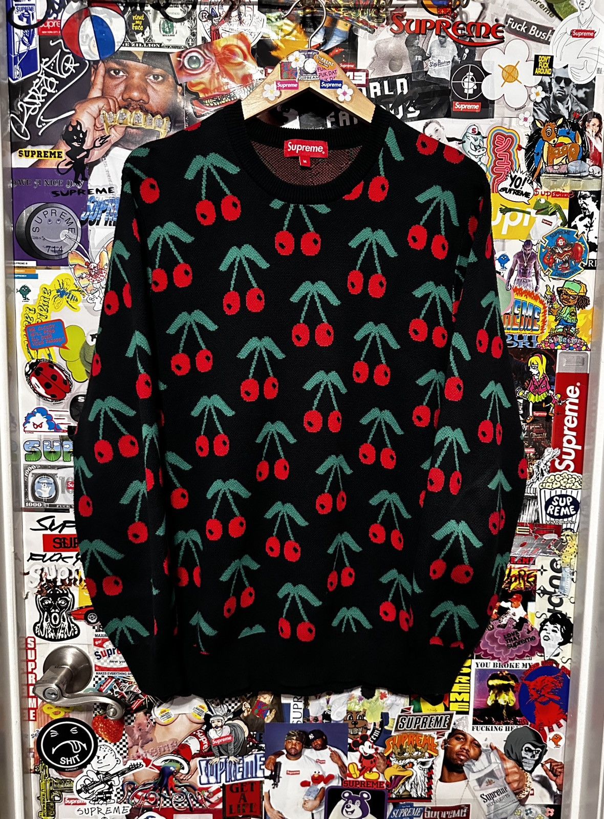 supreme シュプリーム cherry sweater チェリーセーター Supreme