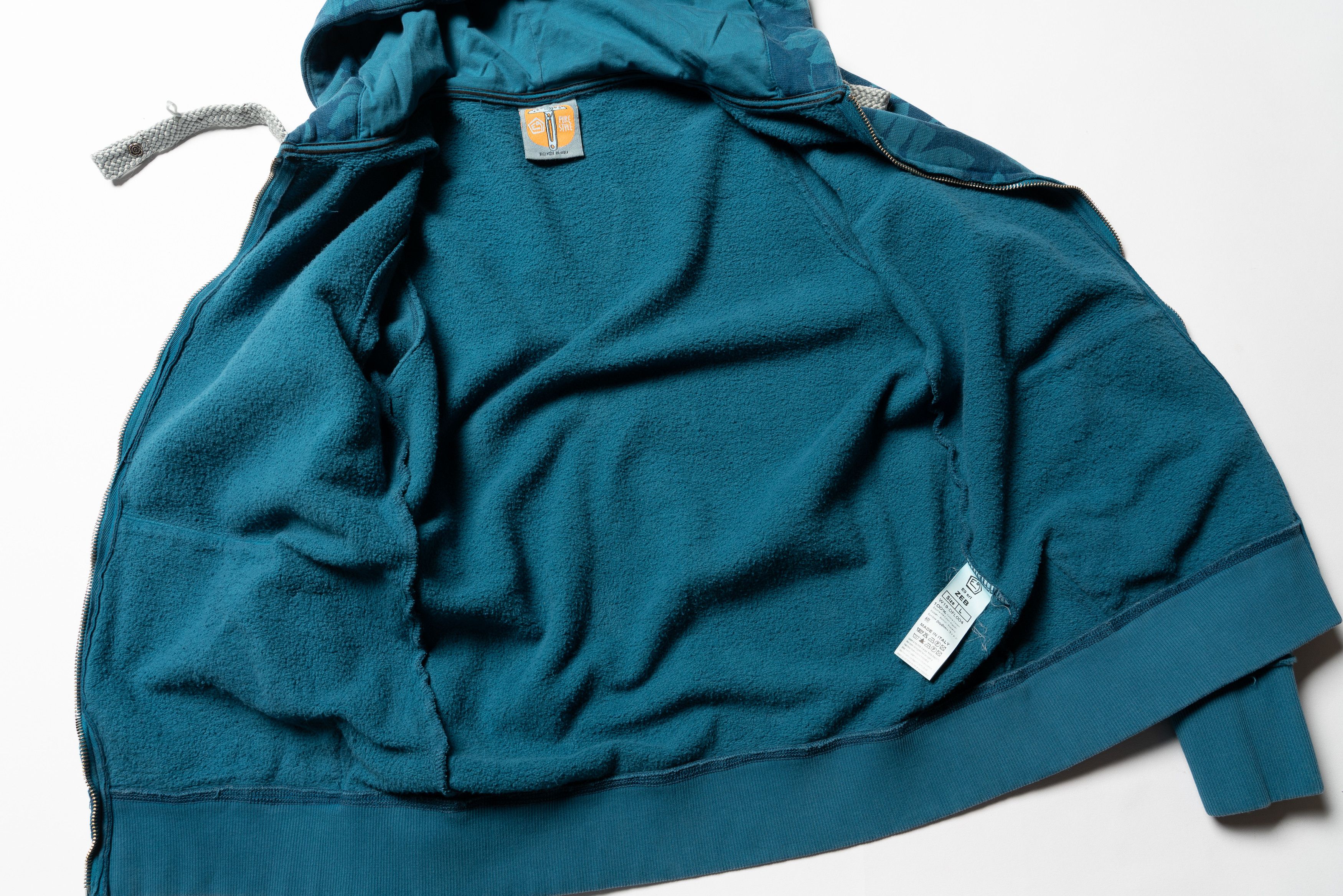 Outdoor Research 🔴 E9 SRL ZEB Blue Floral Full Zip Hoodie Sweatshirt Size L / US 10 / IT 46 - 8 Thumbnail