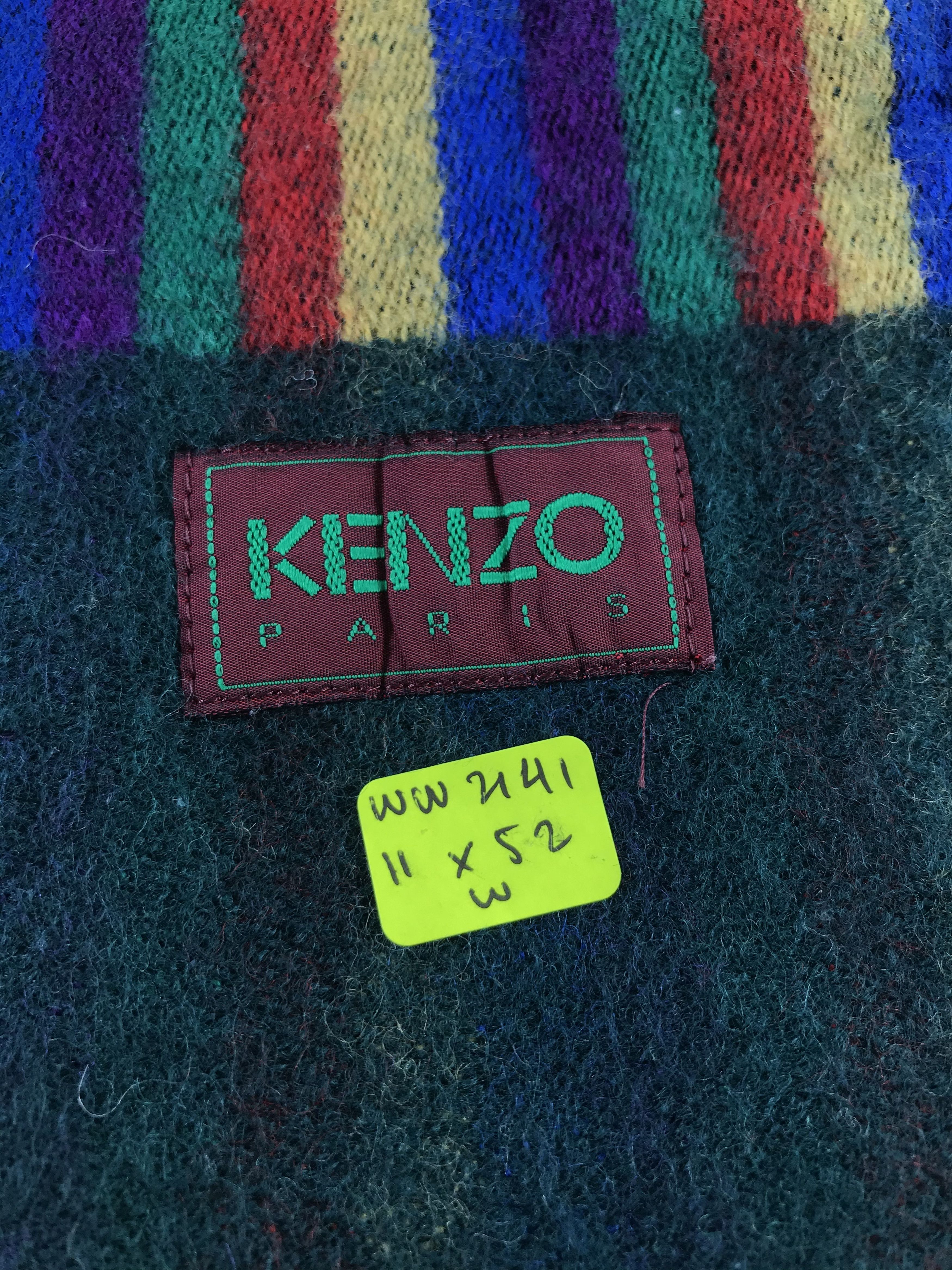Vintage Kenzo Scarf / Muffler / Neckwear - WW2141 Size ONE SIZE - 4 Thumbnail