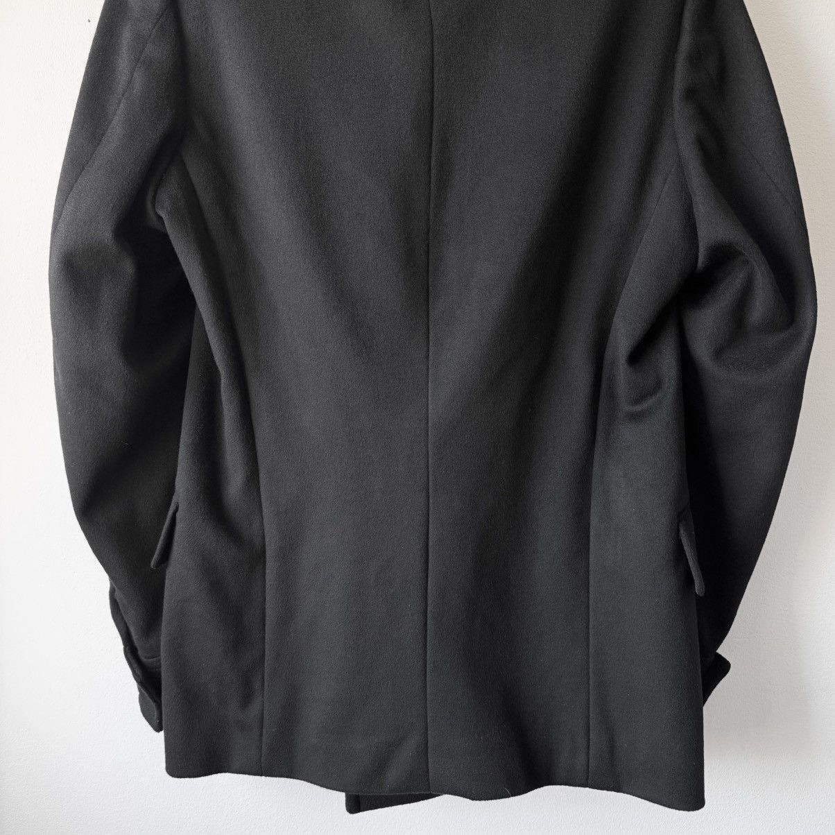 Gucci Gucci By Tom Ford FW2003 Black Double Breasted Wool Peacoat Size US L / EU 52-54 / 3 - 8 Thumbnail