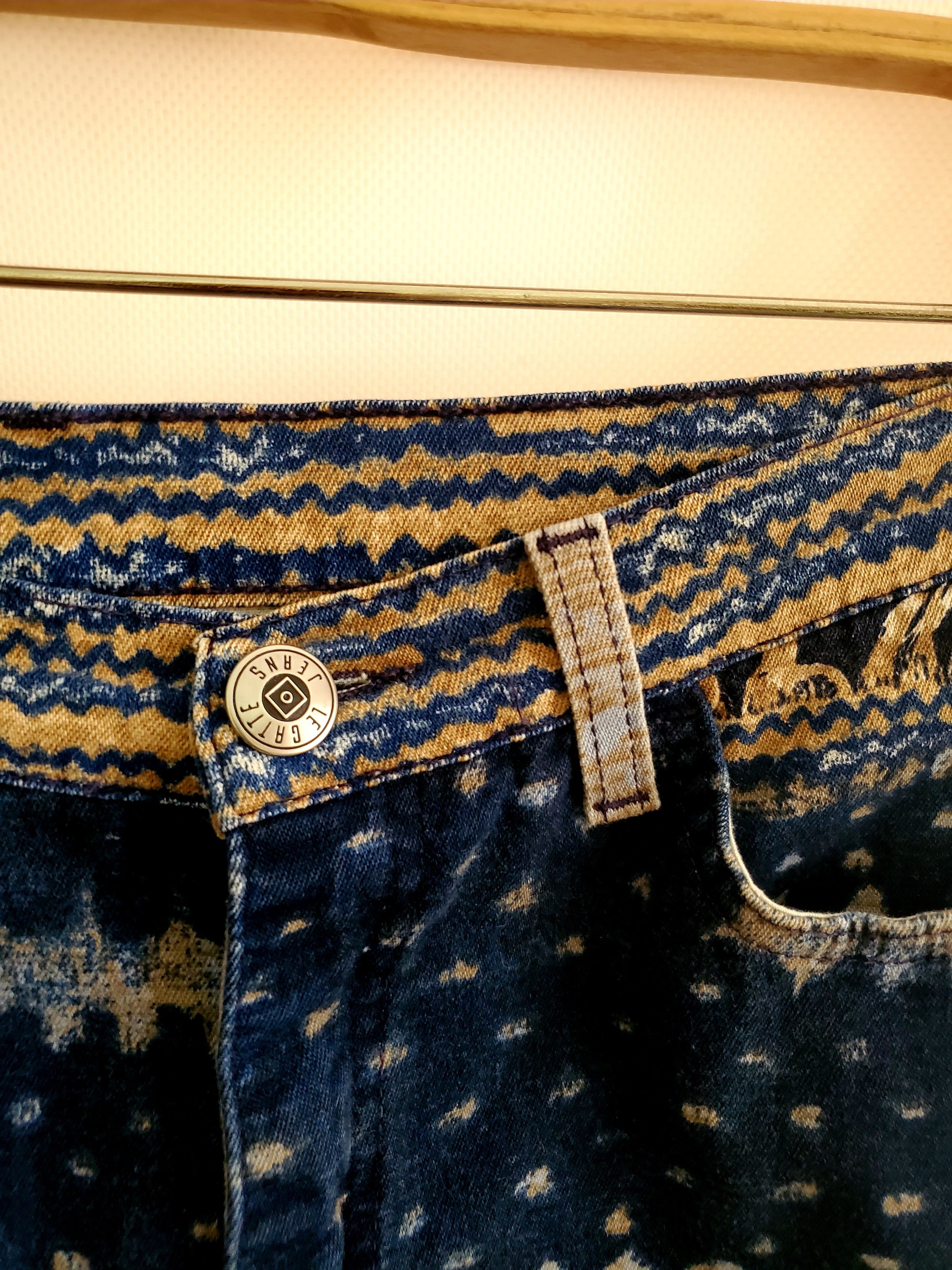 Japanese Brand × Vintage Legatte 90s Y2K Flare Jeans with Spiritual Patchs Size 28" / US 6 / IT 42 - 3 Thumbnail