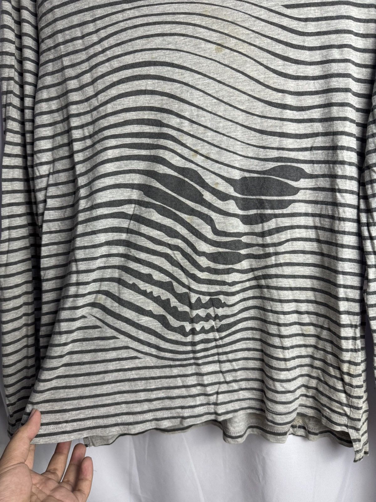If Six Was Nine × Japanese Brand × Le Grande Bleu (L.G.B.) Codes Combine Men Striped Skulls Long Sleeve Size US M / EU 48-50 / 2 - 4 Thumbnail