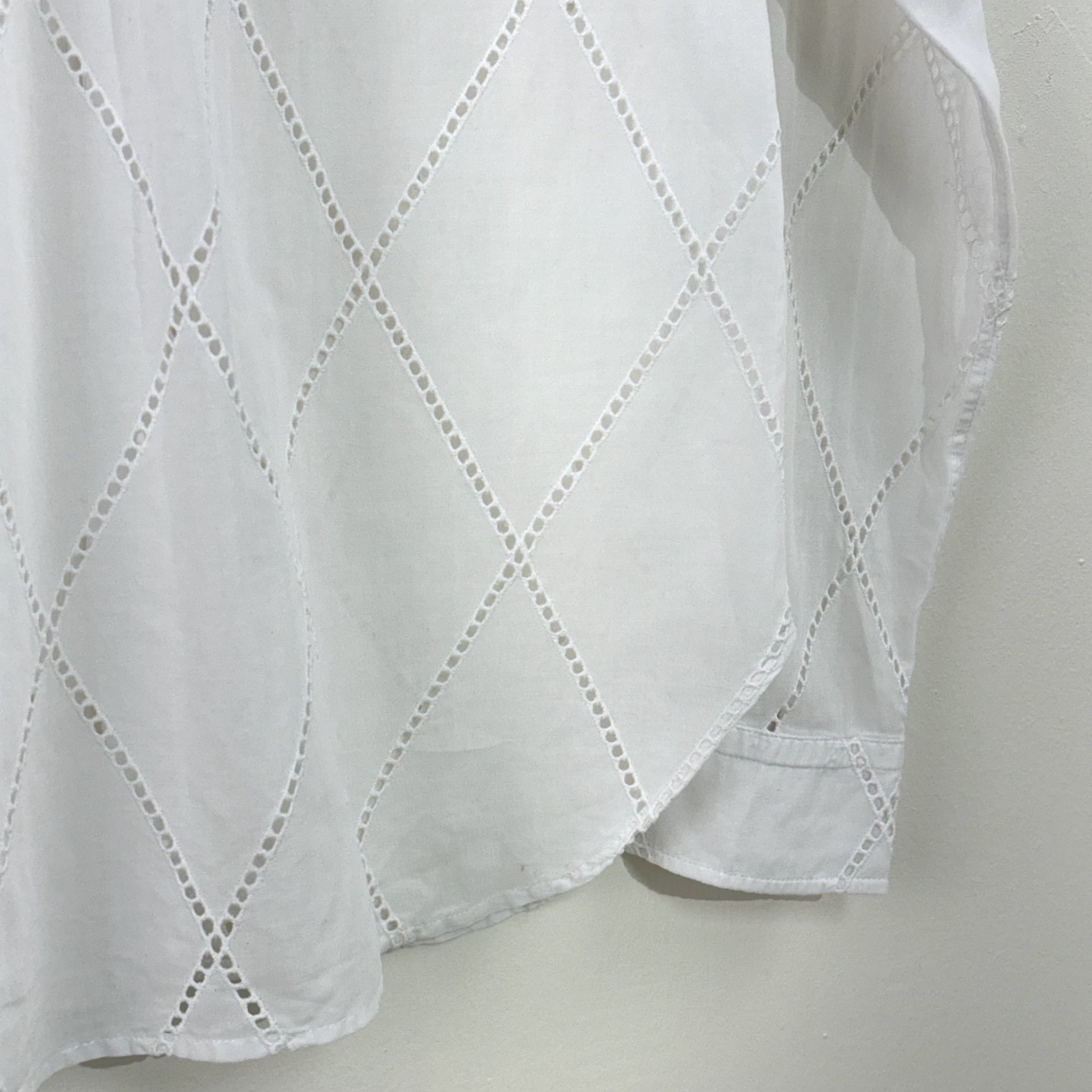 Comme des Garcons Comme des Garçons tricot Diamond Lace Round Collar Shirt Size S / US 4 / IT 40 - 7 Thumbnail