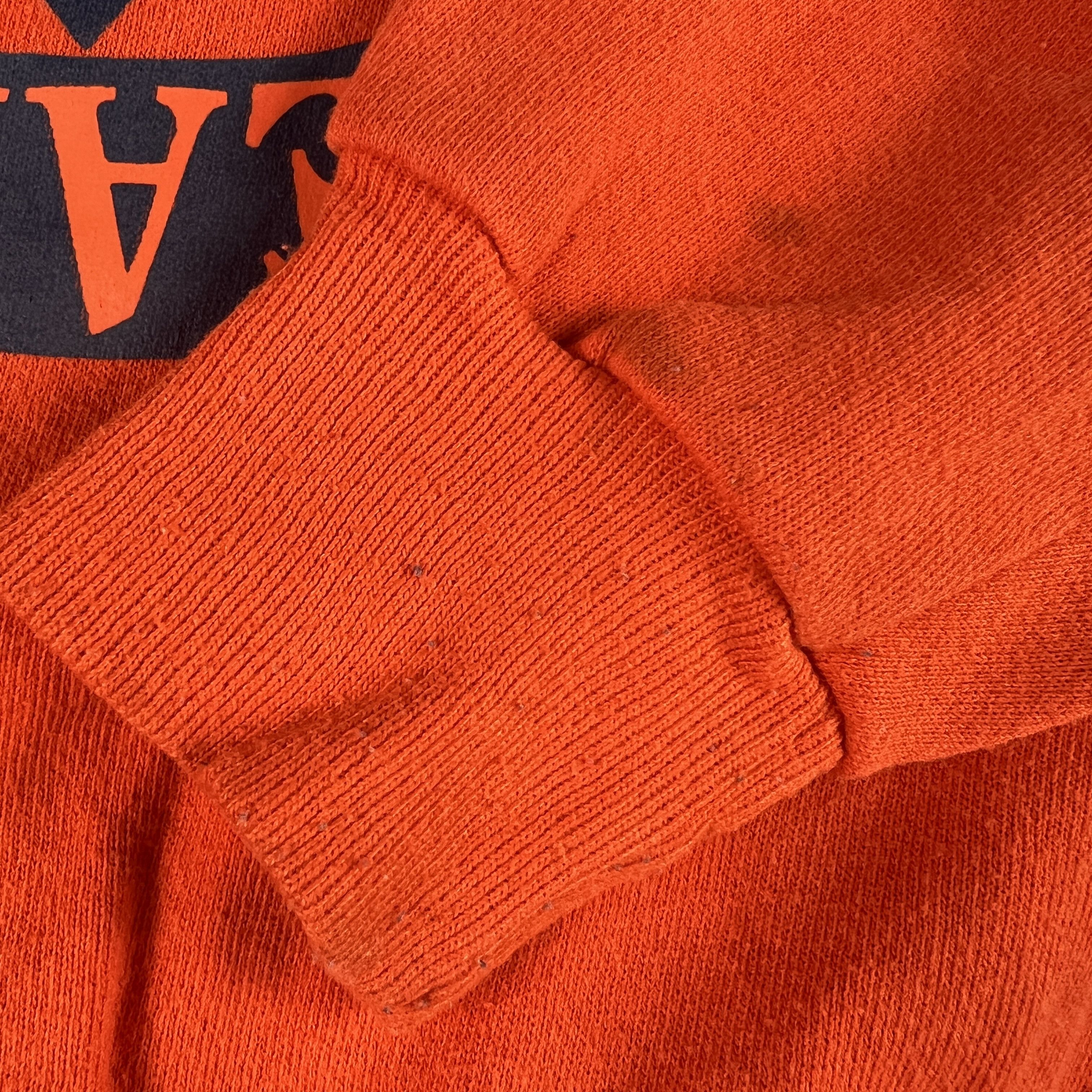 Jerzees × NFL × Vintage VTG 80s Chicago Bears Football Sweatshirt Orange Crewneck Size US M / EU 48-50 / 2 - 3 Thumbnail