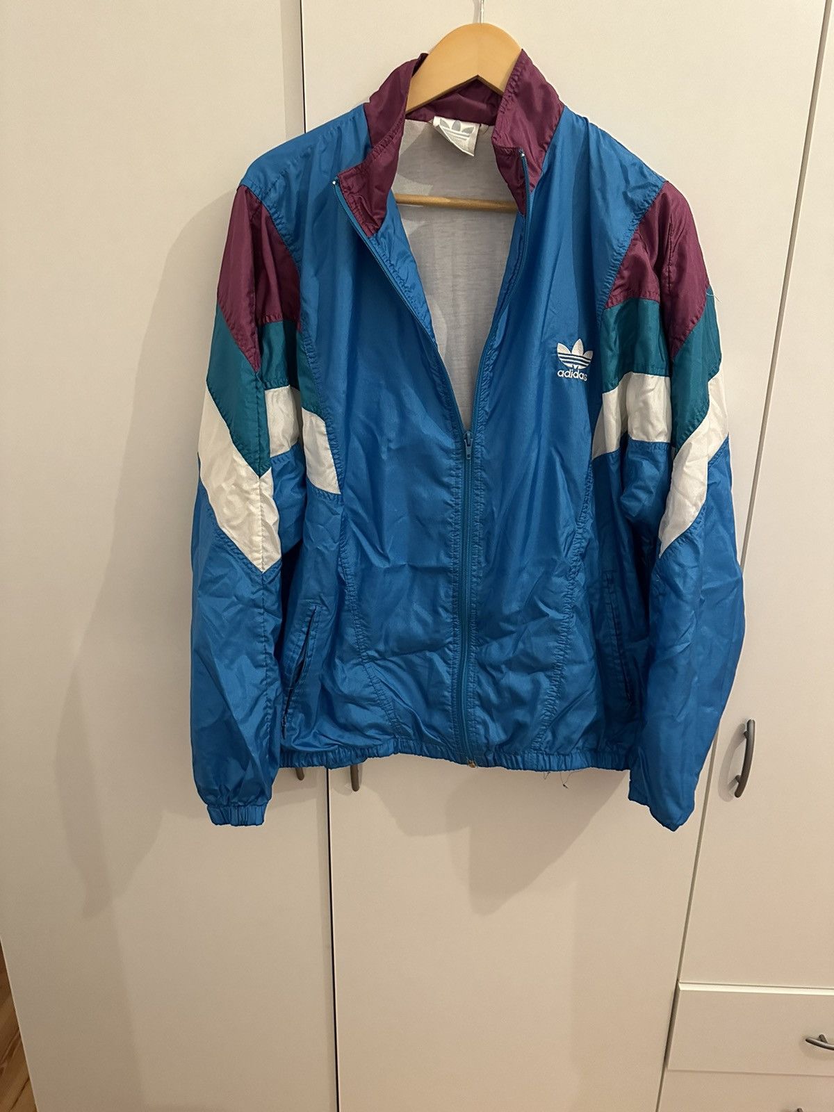 【00s】Sergio Tacchini ツートンカラー トラックジャケット L Sergio Tacchini Sergio Tacchini Trainingsanzug Size L