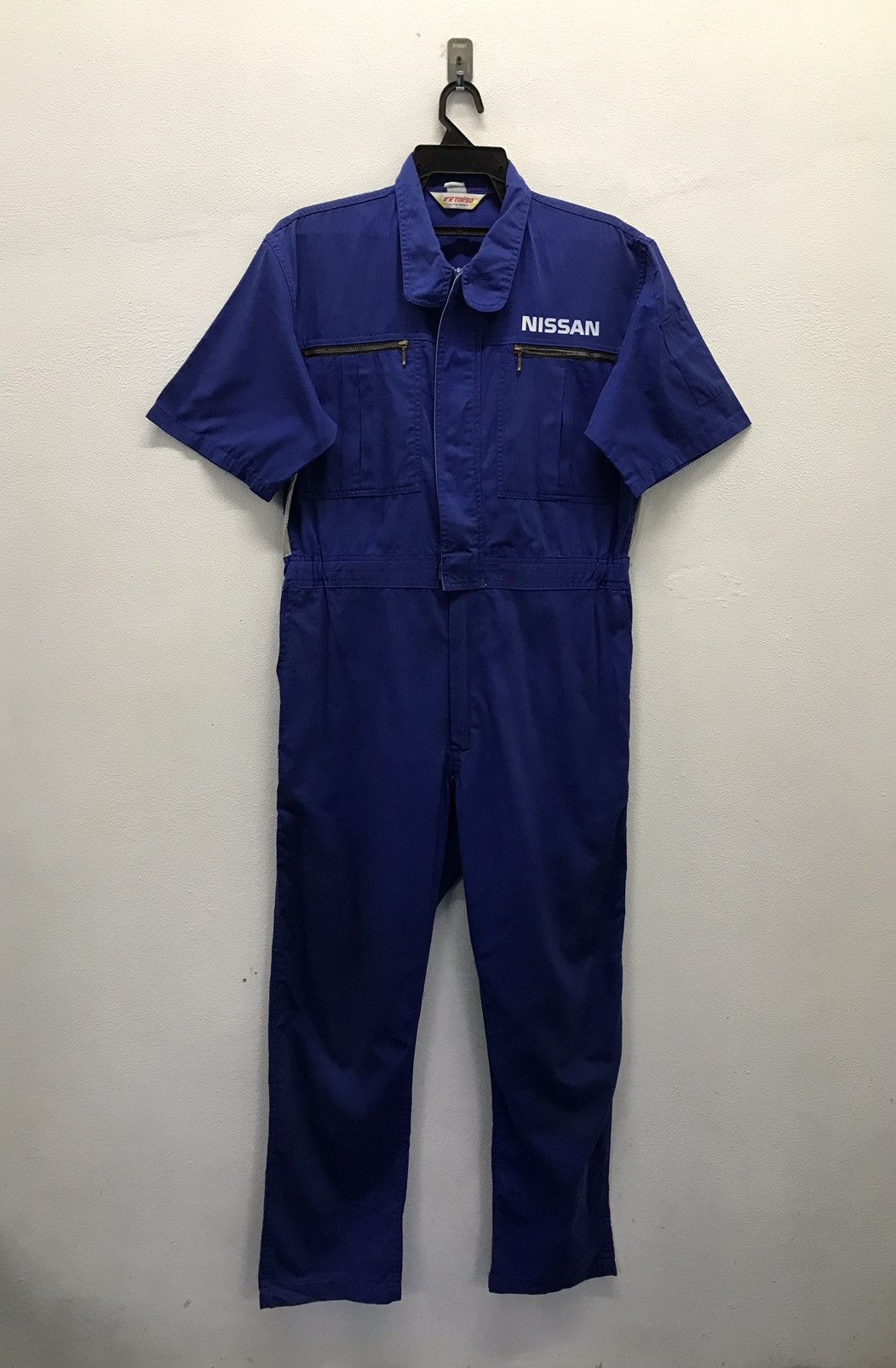 Japanese Brand × Vintage Vintage KK-Turbo Nissan Overall Size US 37 - 1 Thumbnail