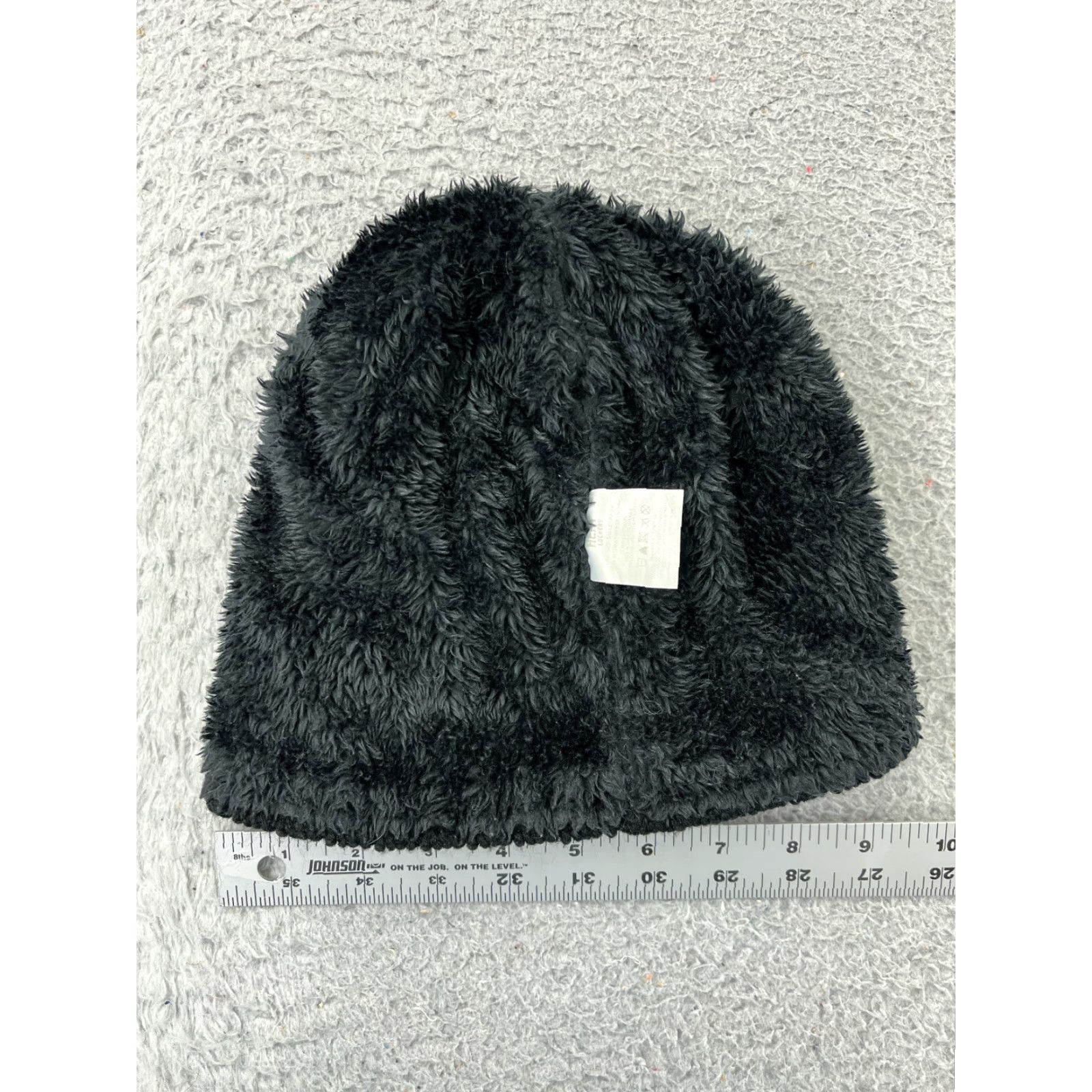 Vintage Heat Lockers Beanie Toque Adult One Size Black Acrylic Poly Lined Cable Knit Size ONE SIZE - 4 Thumbnail