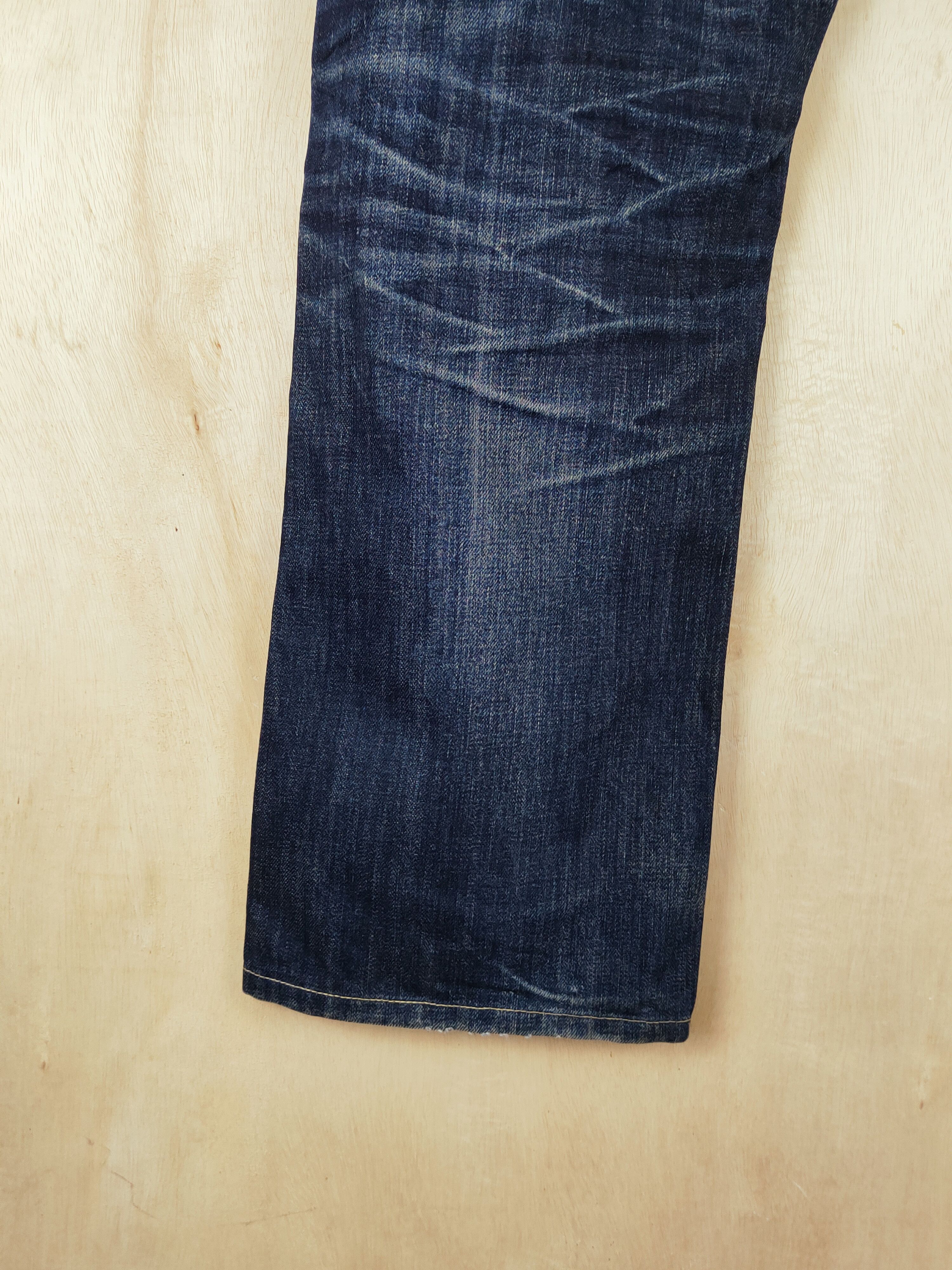 Japanese Brand Uniqlo Dark Blue Distressed Ripped Jeans #S2669 Size US 36 / EU 52 - 9 Thumbnail