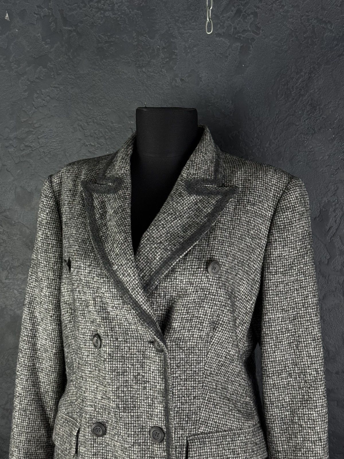 Boglioli BOGLIOLI Women’s Double - Breasted Wool Blazer Jacket Italy Size L / US 10 / IT 46 - 4 Thumbnail