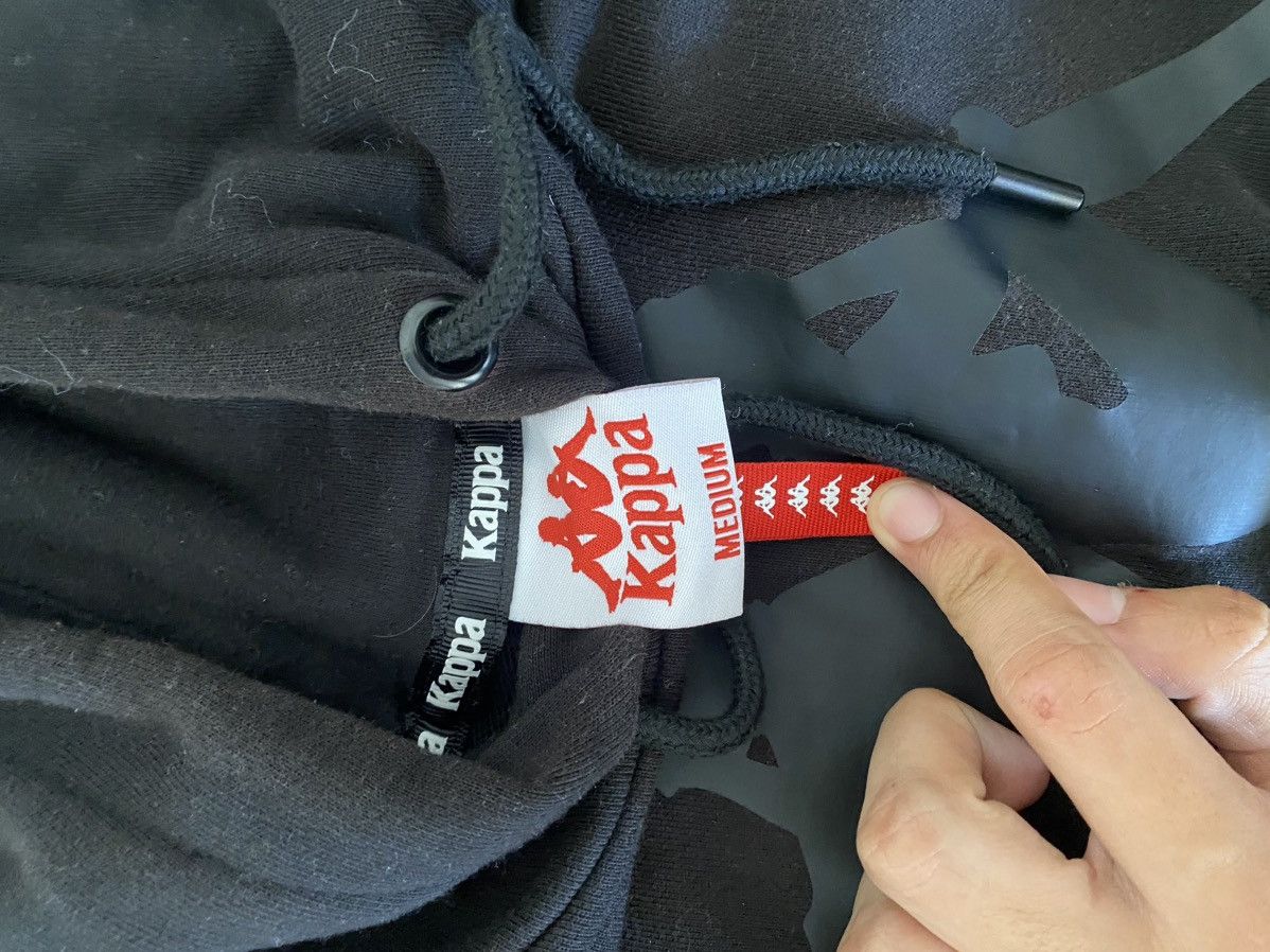 Kappa Triple black kappa hoodie Size US M / EU 48-50 / 2 - 3 Thumbnail