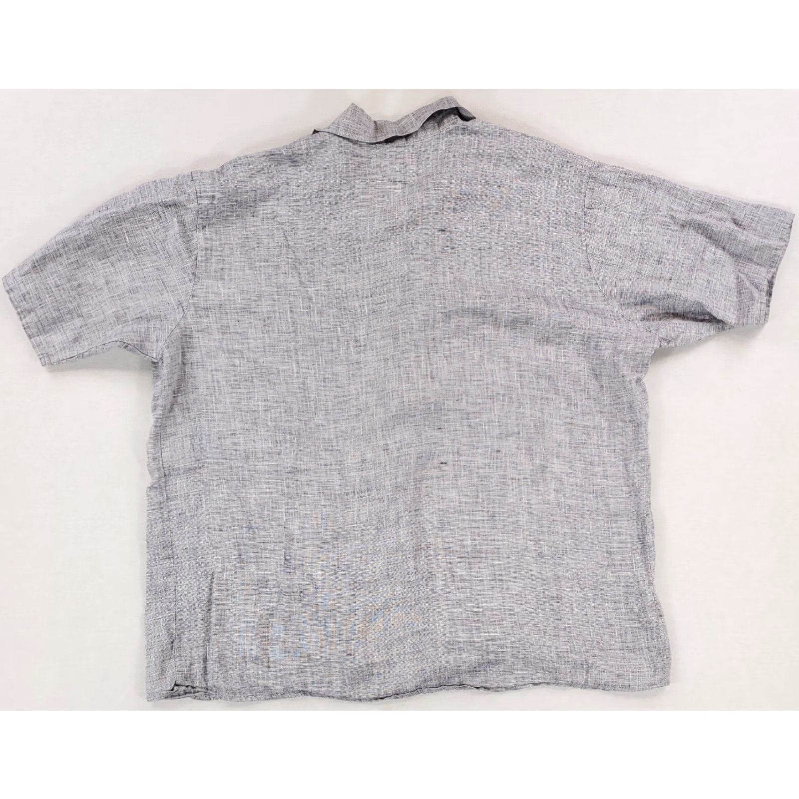 FLAX FLAX Flax Jeanne Englehart 100% Linen Short Sleeve Shirt Women's S Plus Size Gray Linen Short Sleeve Shirt Women's S Size S / US 4 / IT 40 - 3 Thumbnail