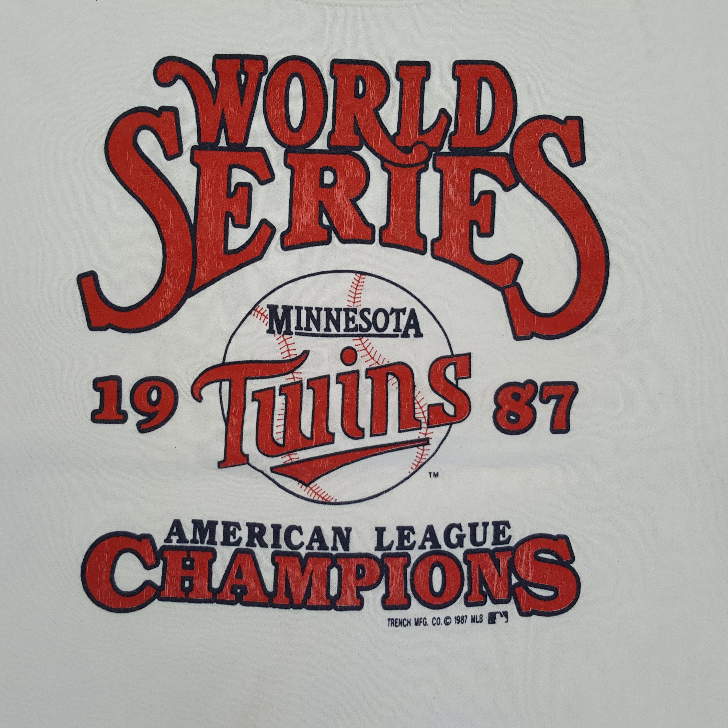MLB × Vintage Vintage Minnesota Twins World Series MLB Baseball Sweatshirt Size US L / EU 52-54 / 3 - 2 Thumbnail