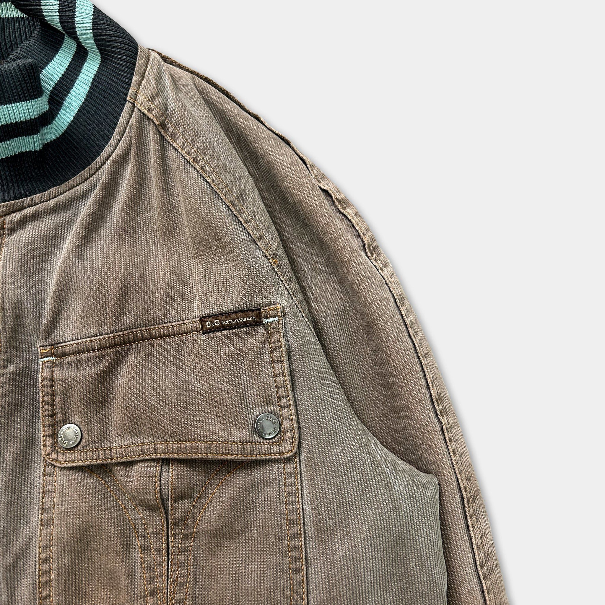 Dolce & Gabbana Dolce & Gabbana Multi Pocket Corduroy Varsity Jacket Size US L / EU 52-54 / 3 - 3 Thumbnail