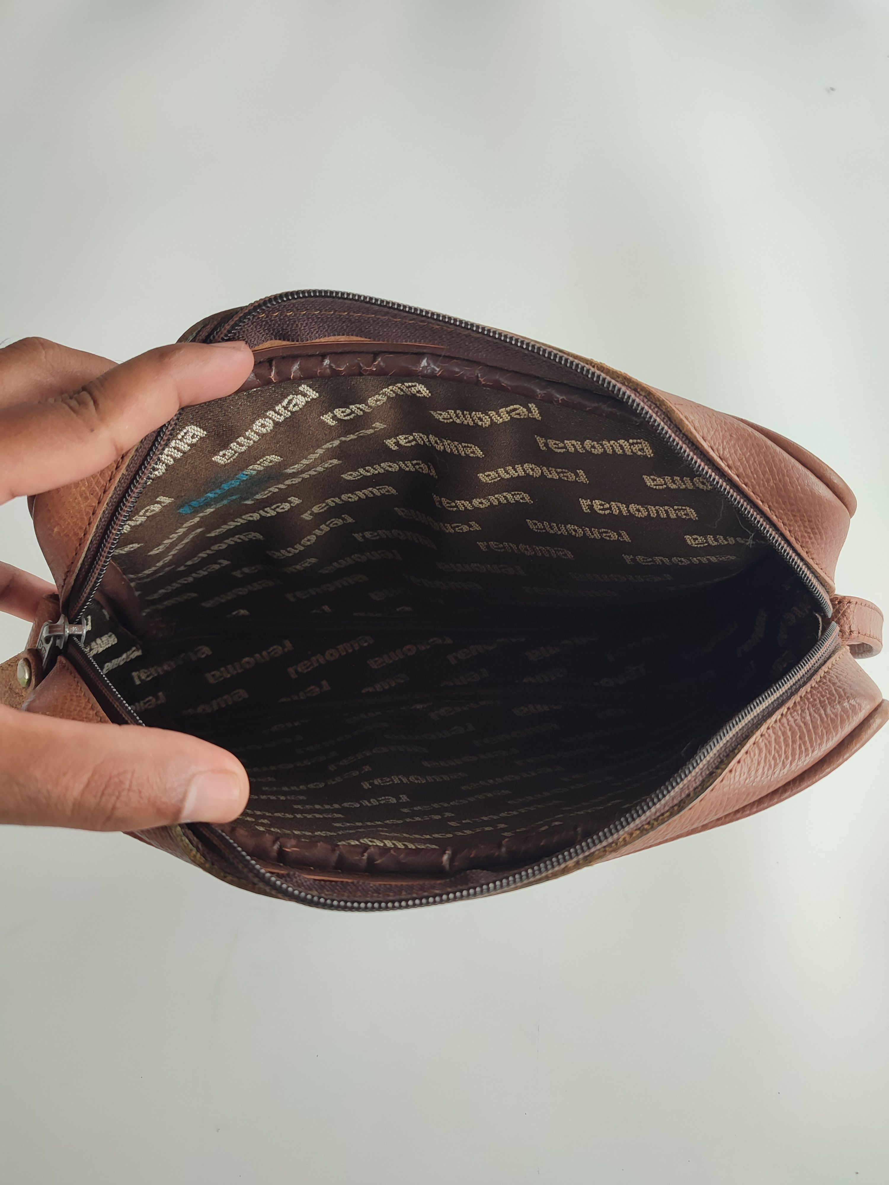 Renoma Authentic Renoma Brown Clutch Bag Size ONE SIZE - 3 Thumbnail