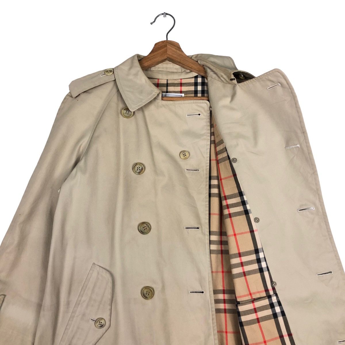 Burberry 🔥Bondage Design Parachute Vintage Burberrys Long Jacket Size US M / EU 48-50 / 2 - 11 Thumbnail