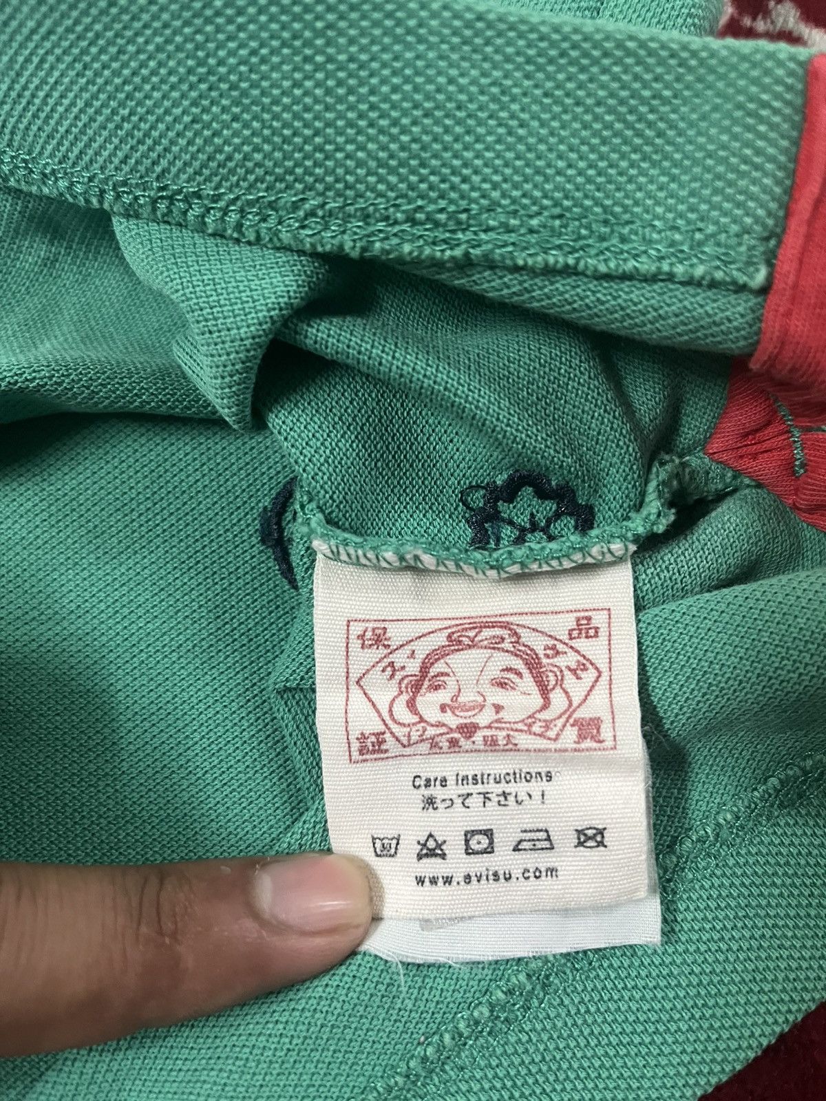 Evisu Evisu Embroidered All-Over Polo Shirt Size L / US 10 / IT 46 - 3 Thumbnail