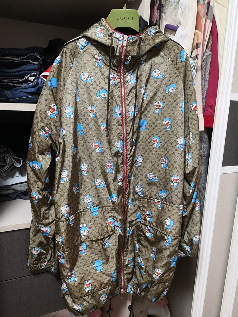 Gucci Gucci Co-branded brown long windbreaker coat Size XS / US 0-2 / IT 36-38 - 1 Thumbnail