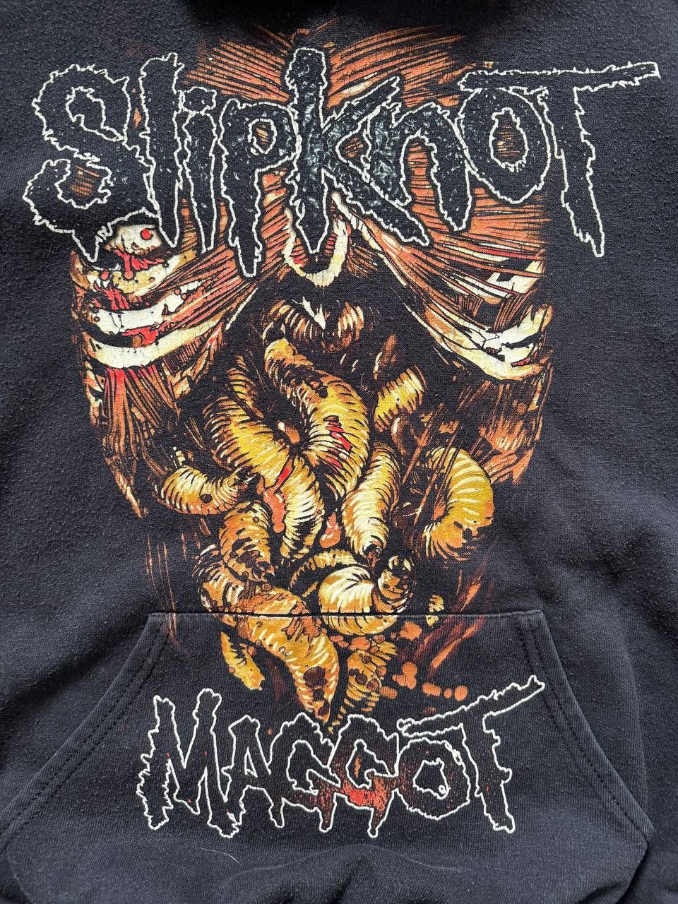 Band Tees Vintage Slipknot Maggot Band Destroyed Trashed Hoodie Size US L / EU 52-54 / 3 - 4 Thumbnail