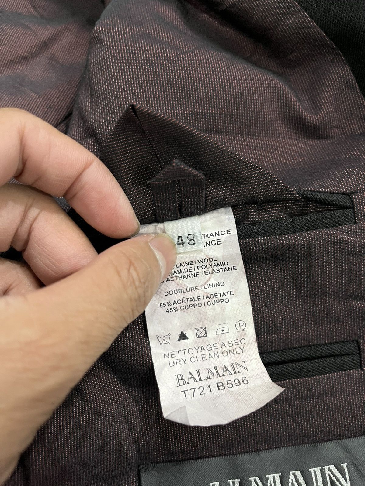 Balmain BALMAIN DECARNIN ERA BLAZER Size 48S - 7 Thumbnail