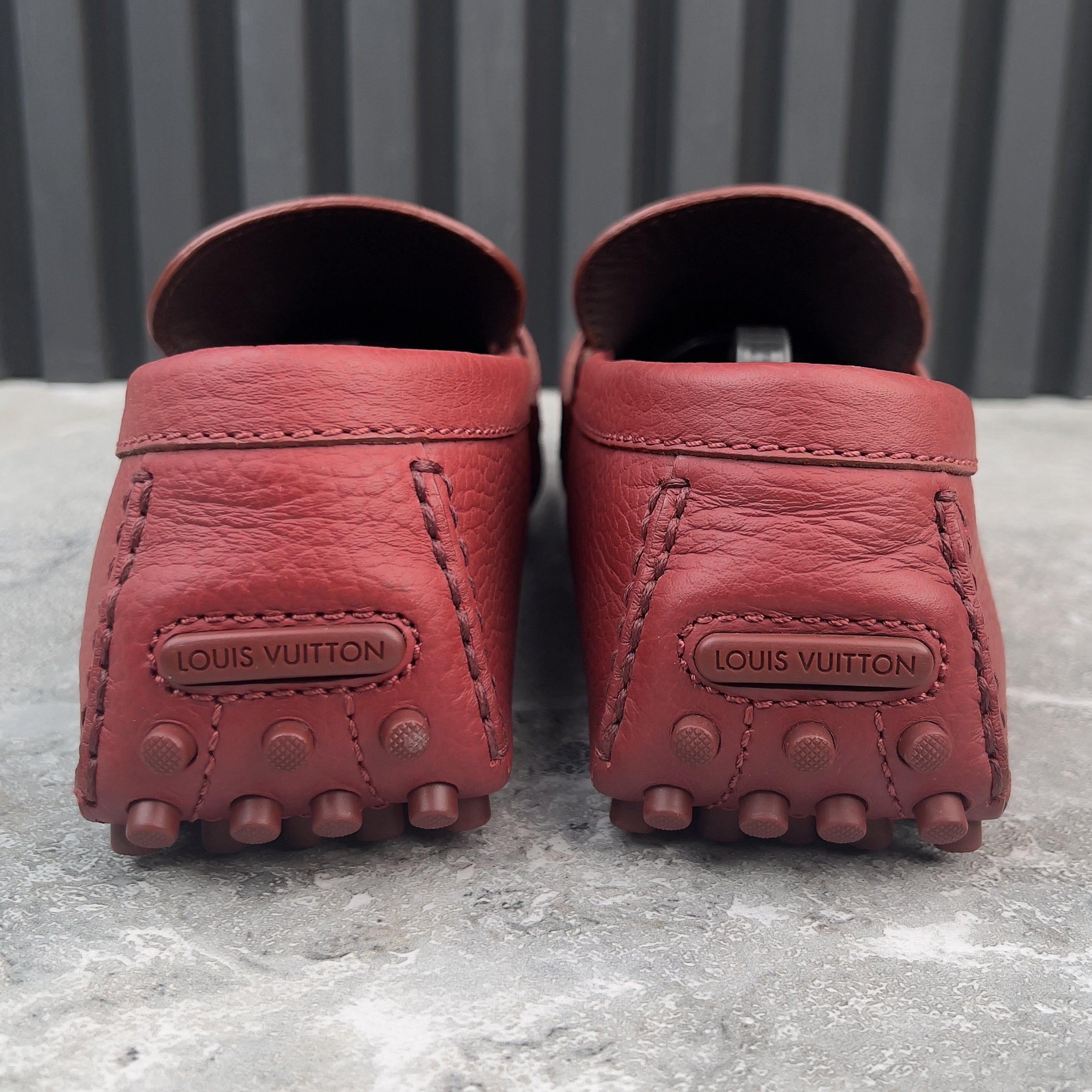 Louis Vuitton Hockenheim Driving Moccasin Grain Leather Size US 9.5 / EU 42-43 - 9 Thumbnail