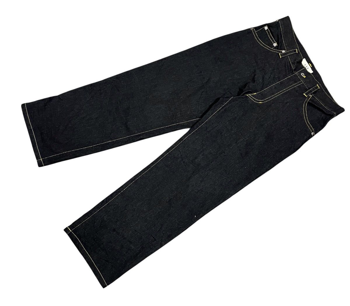 Yohji Yamamoto A.A.R YOHJI DESIGN STUDIO DENIM STRECH Size US 31 - 2 Thumbnail