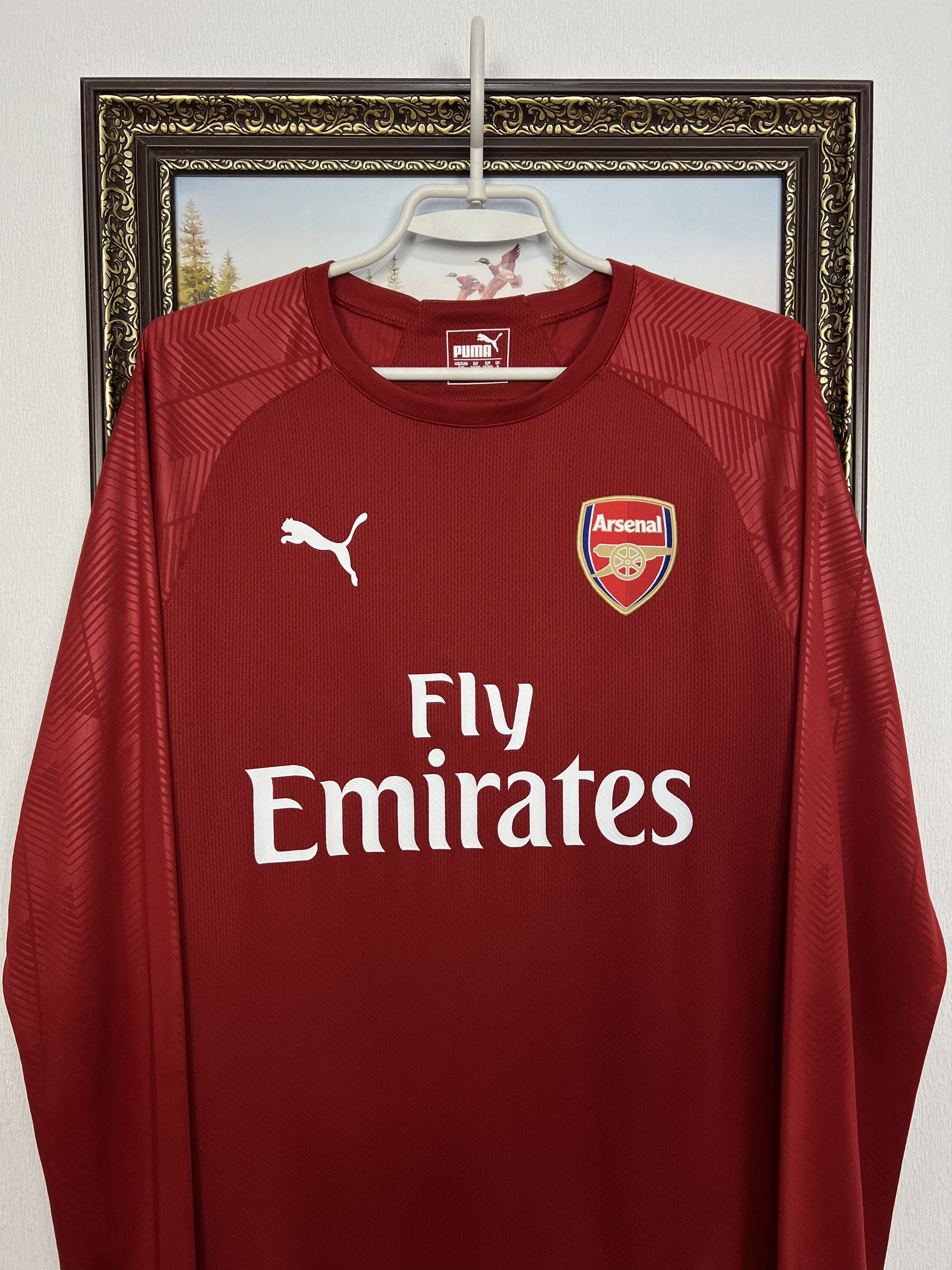 Puma Arsenal Football Train Sweatshirt Soccer Track Top Gunners Size US S / EU 44-46 / 1 - 2 Thumbnail