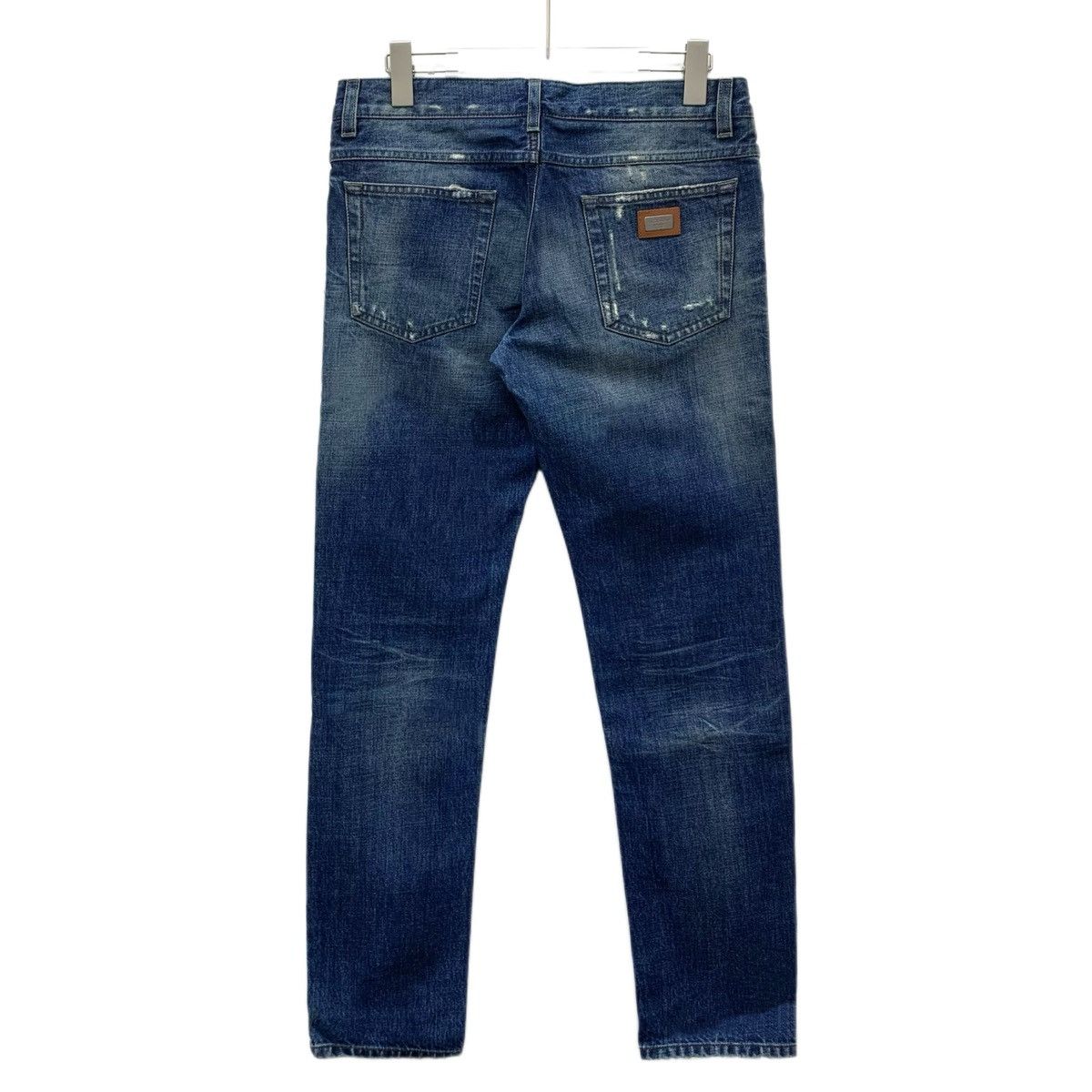 Dolce & Gabbana Dolce Gabbana Washed Distressed Cotton Denim Pants K26WX Size US 30 / EU 46 - 2 Thumbnail