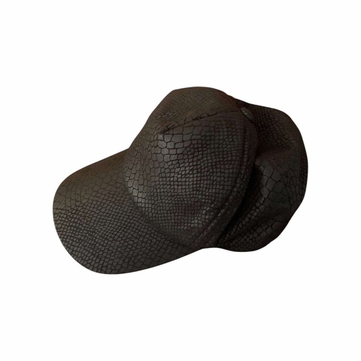 If Six Was Nine × Japanese Brand × Le Grande Bleu (L.G.B.) 🔥Rare Archived L.G.B. Snakeskins Waxed Cap Size ONE SIZE - 2 Thumbnail